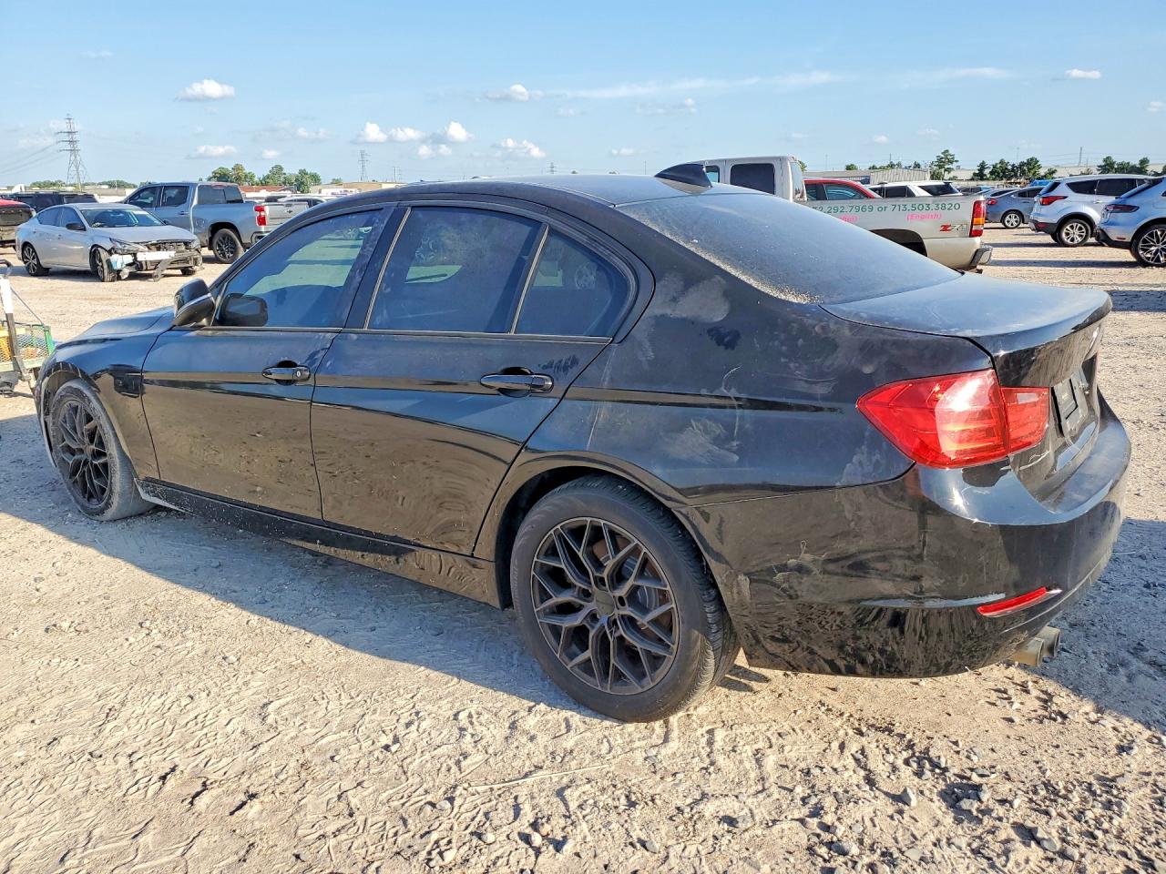 2014 Bmw 328 I Black vin: WBA3A5C55EP603567