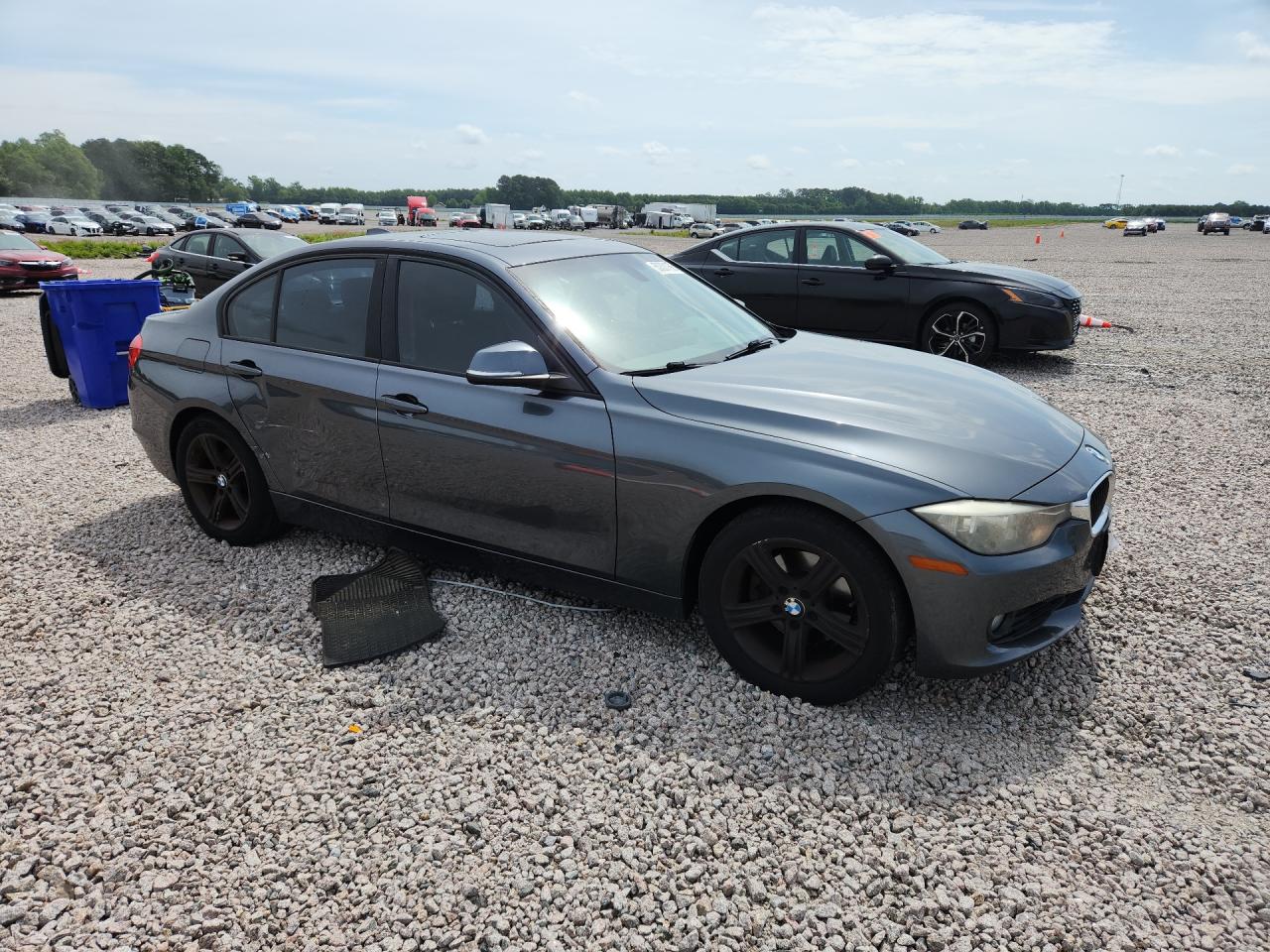 2014 Bmw 328 I Charcoal vin: WBA3A5C55EP603603
