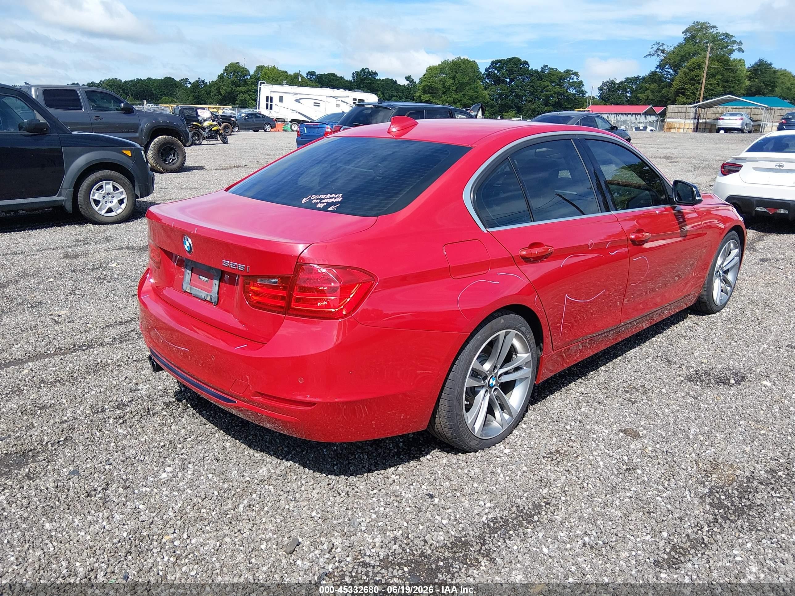 2015 Bmw 328i   Red vin: WBA3A5C55FF608467