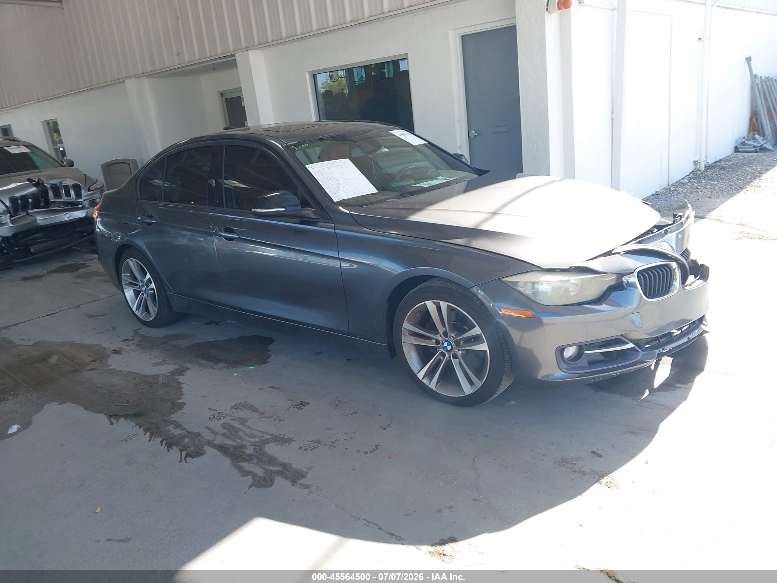 2012 Bmw 328i Gray vin: WBA3A5C56CF341481