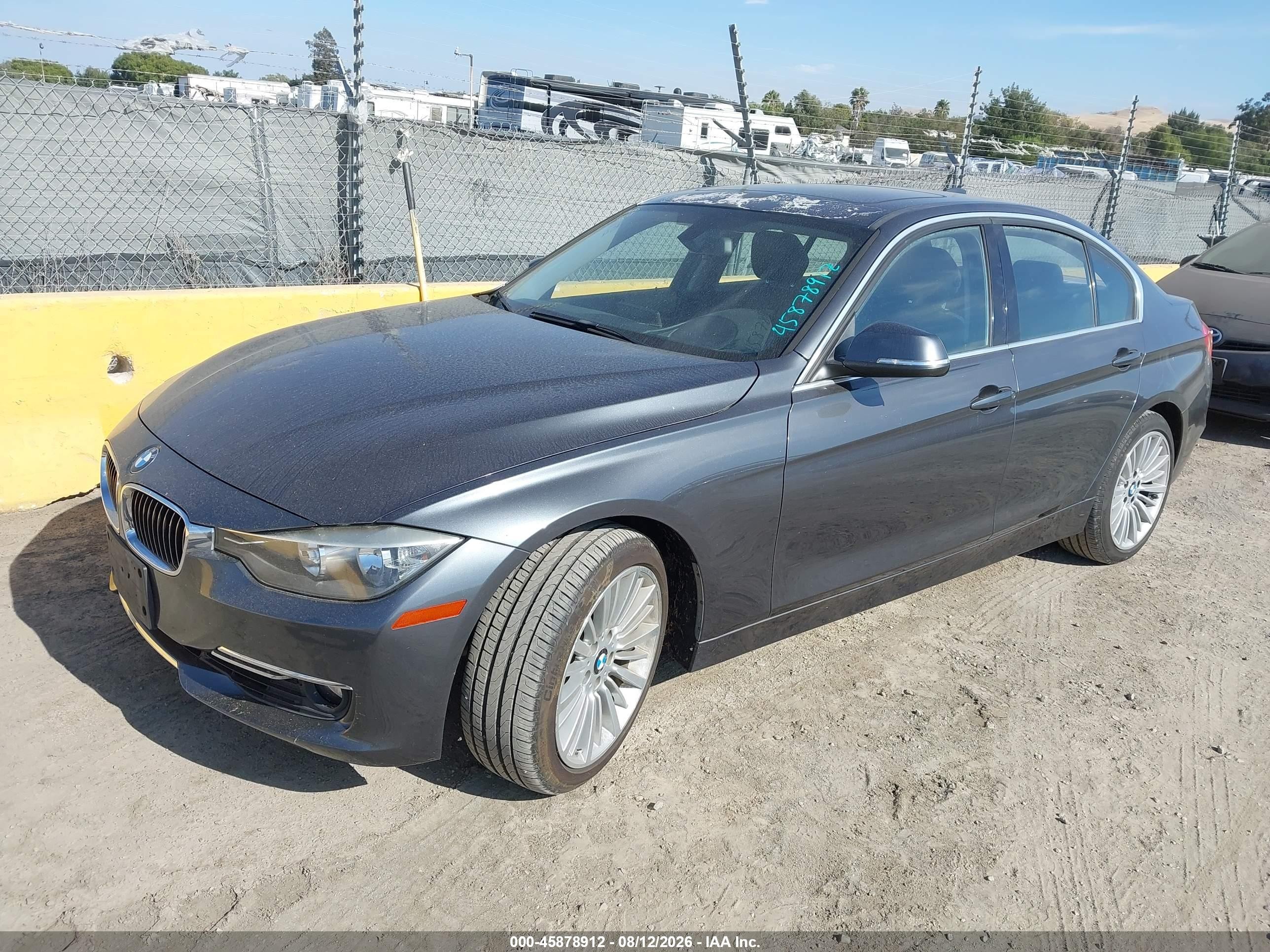 2012 Bmw 328i   Gray vin: WBA3A5C56CF341674