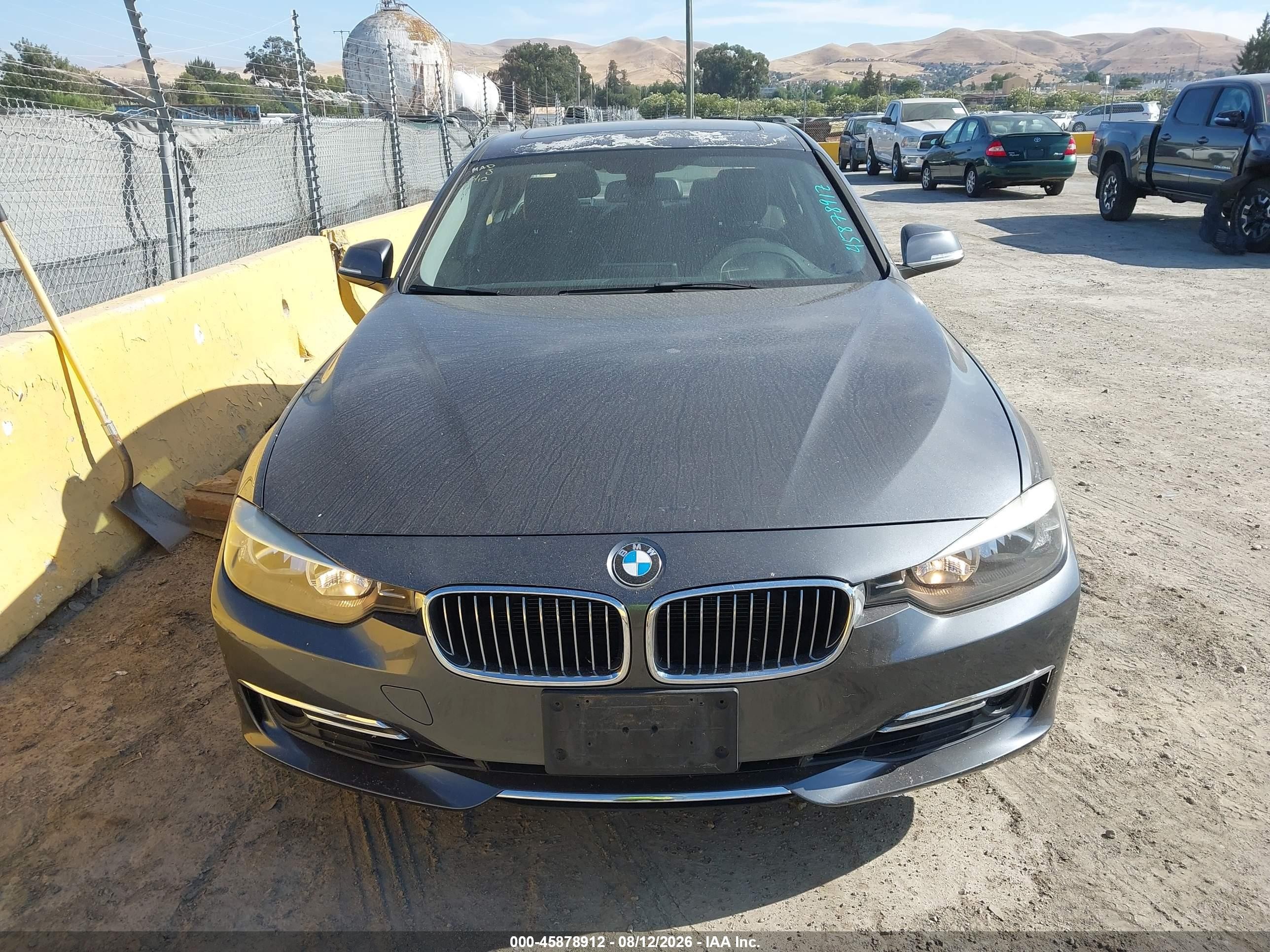 2012 Bmw 328i   Gray vin: WBA3A5C56CF341674