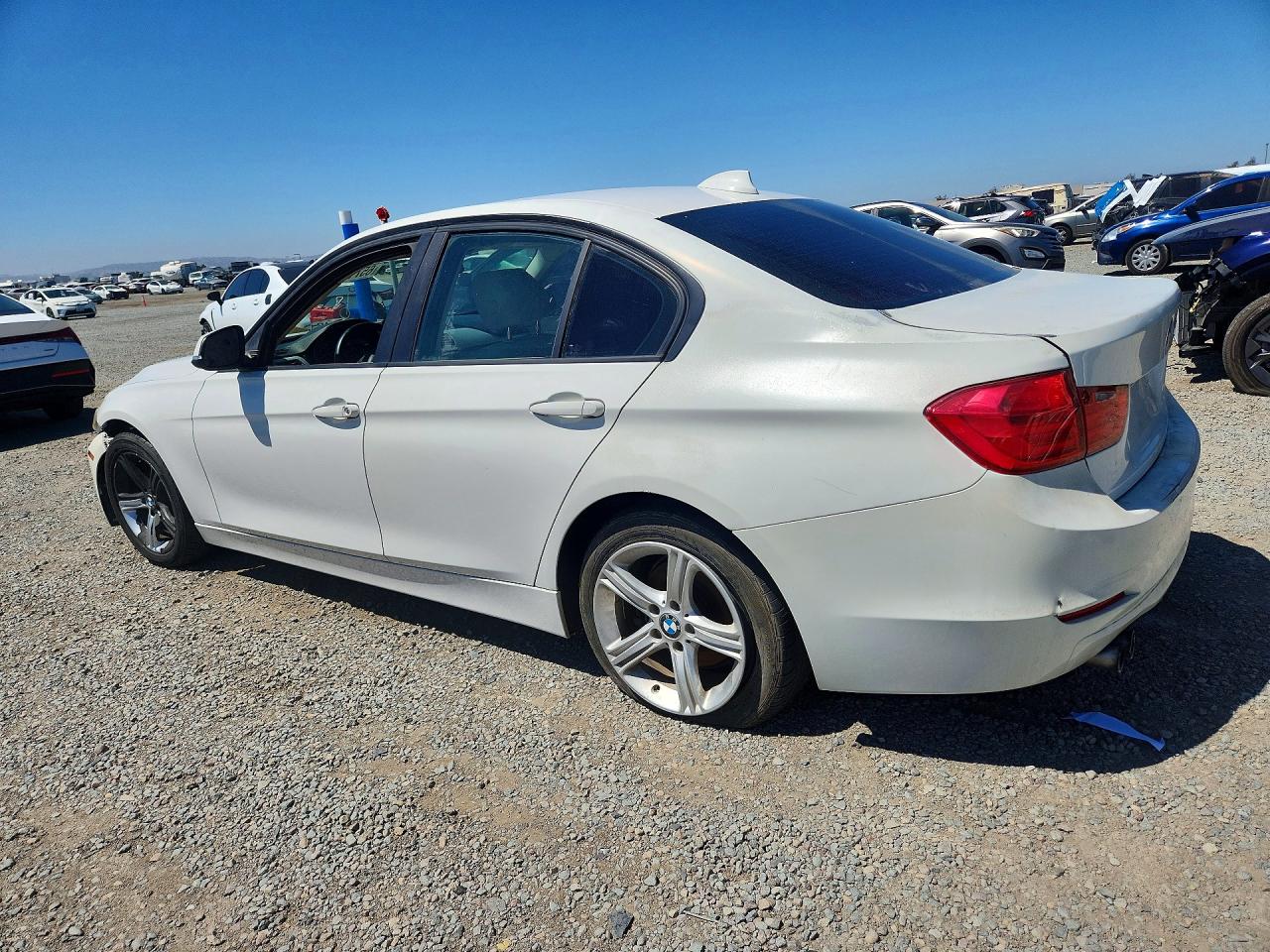 2012 Bmw 328 I White vin: WBA3A5C56CF343747