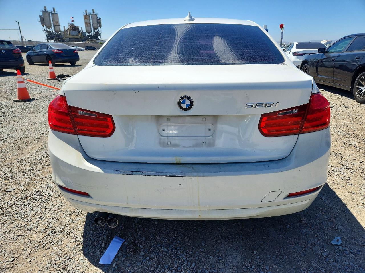 2012 Bmw 328 I White vin: WBA3A5C56CF343747