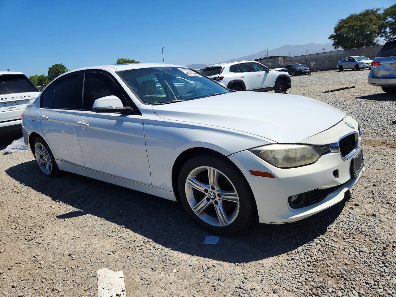2012 Bmw 328 I White vin: WBA3A5C56CF343747