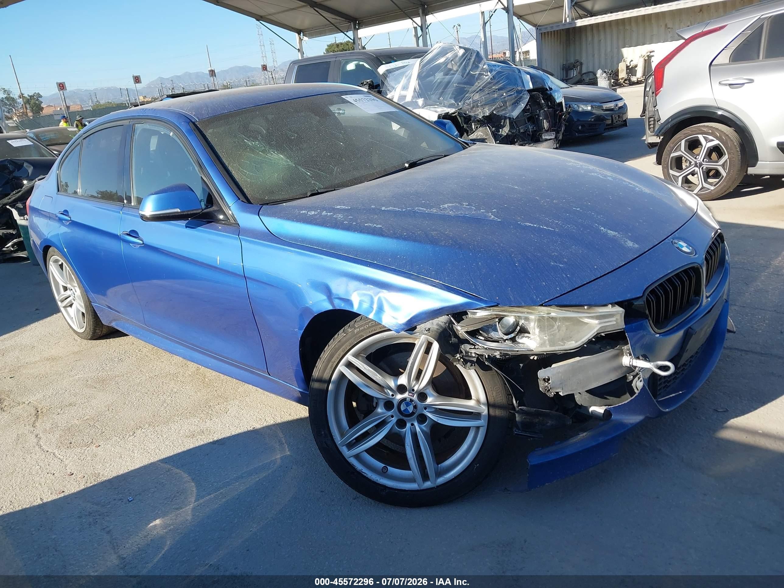 2013 Bmw 328i Blue vin: WBA3A5C56DF353910