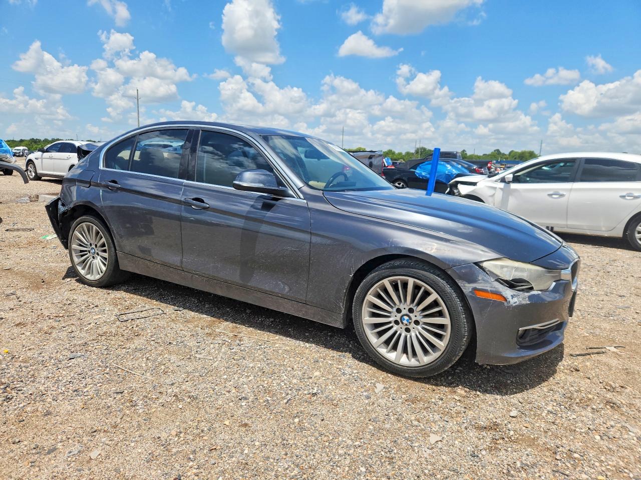 2013 Bmw 328 I Gray vin: WBA3A5C56DF355611