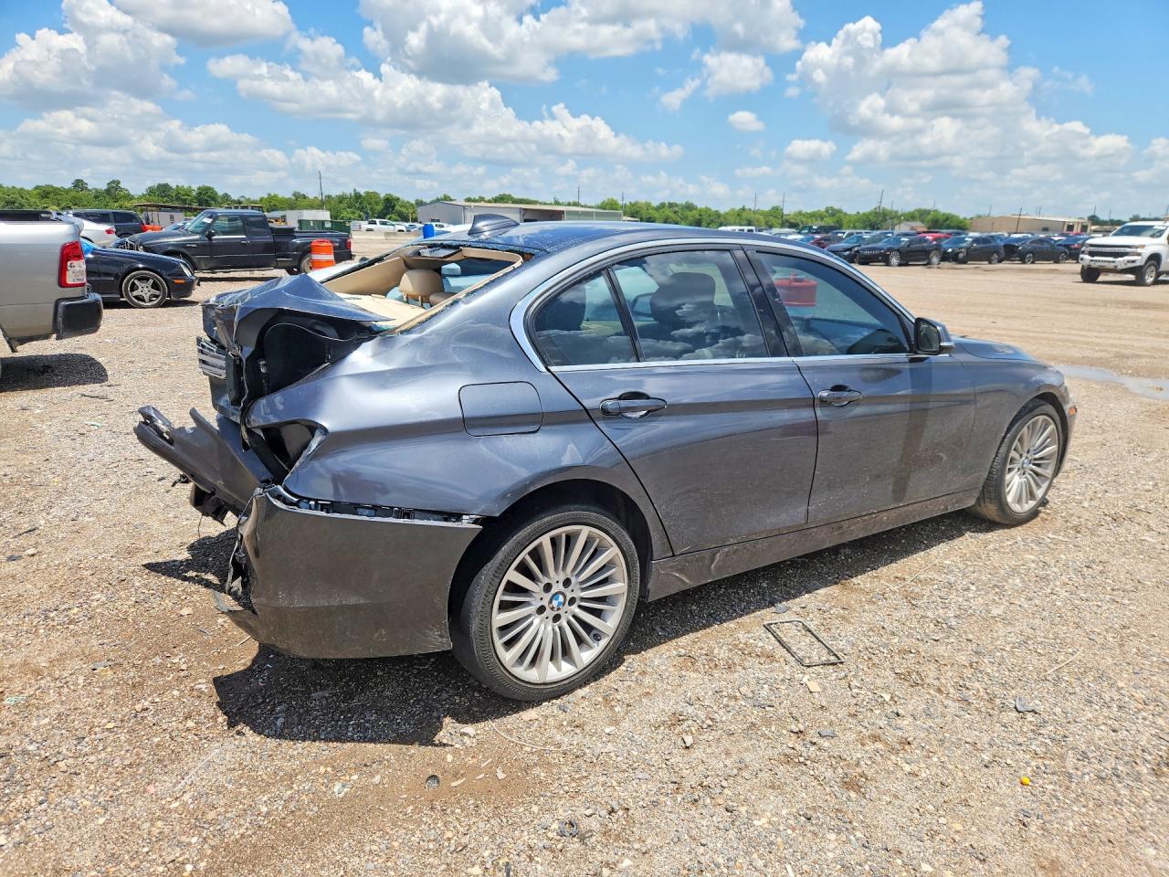 2013 Bmw 328 I Gray vin: WBA3A5C56DF355611