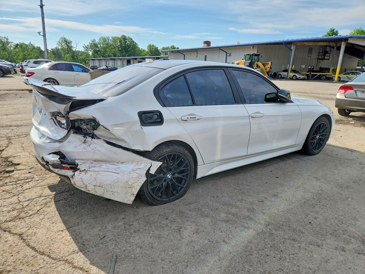 2013 Bmw 328 I White vin: WBA3A5C56DF601394