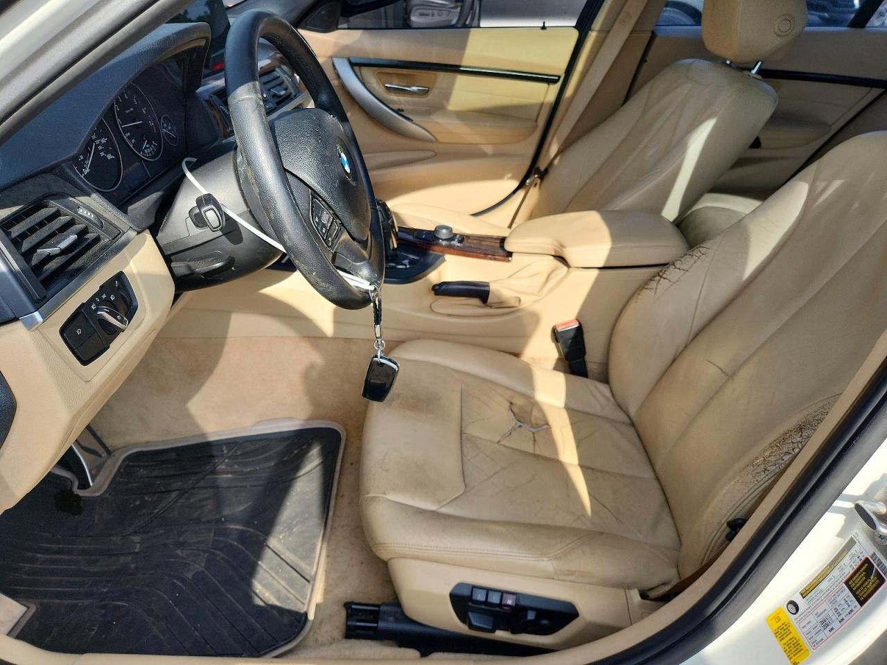 2013 Bmw 328 I White vin: WBA3A5C56DF601394
