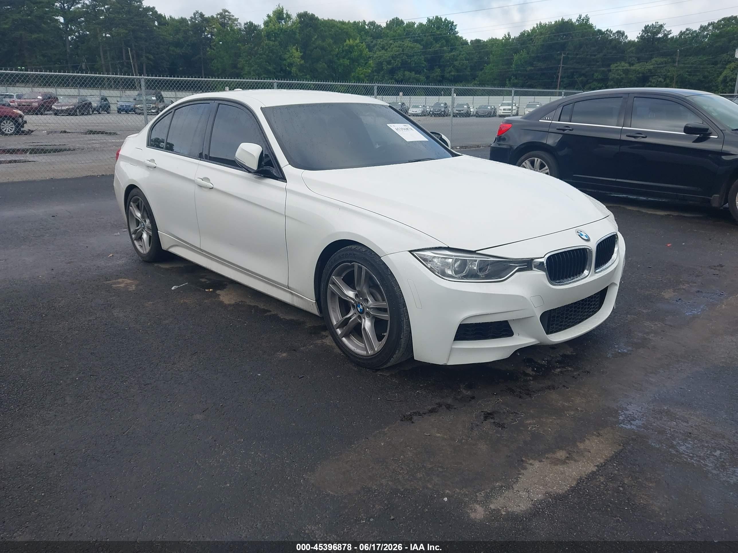 2013 Bmw 328i   White vin: WBA3A5C56DF604215