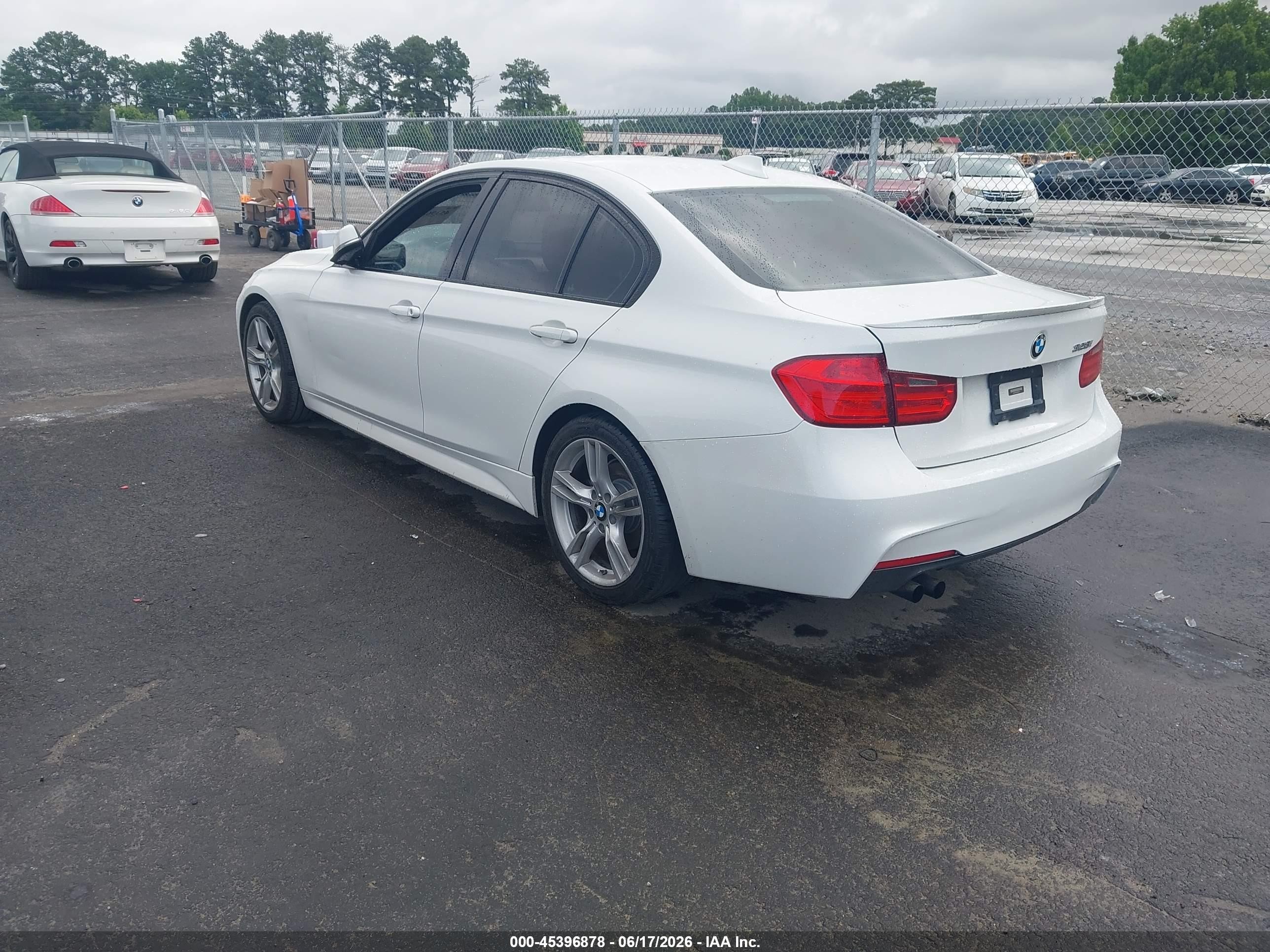 2013 Bmw 328i   White vin: WBA3A5C56DF604215