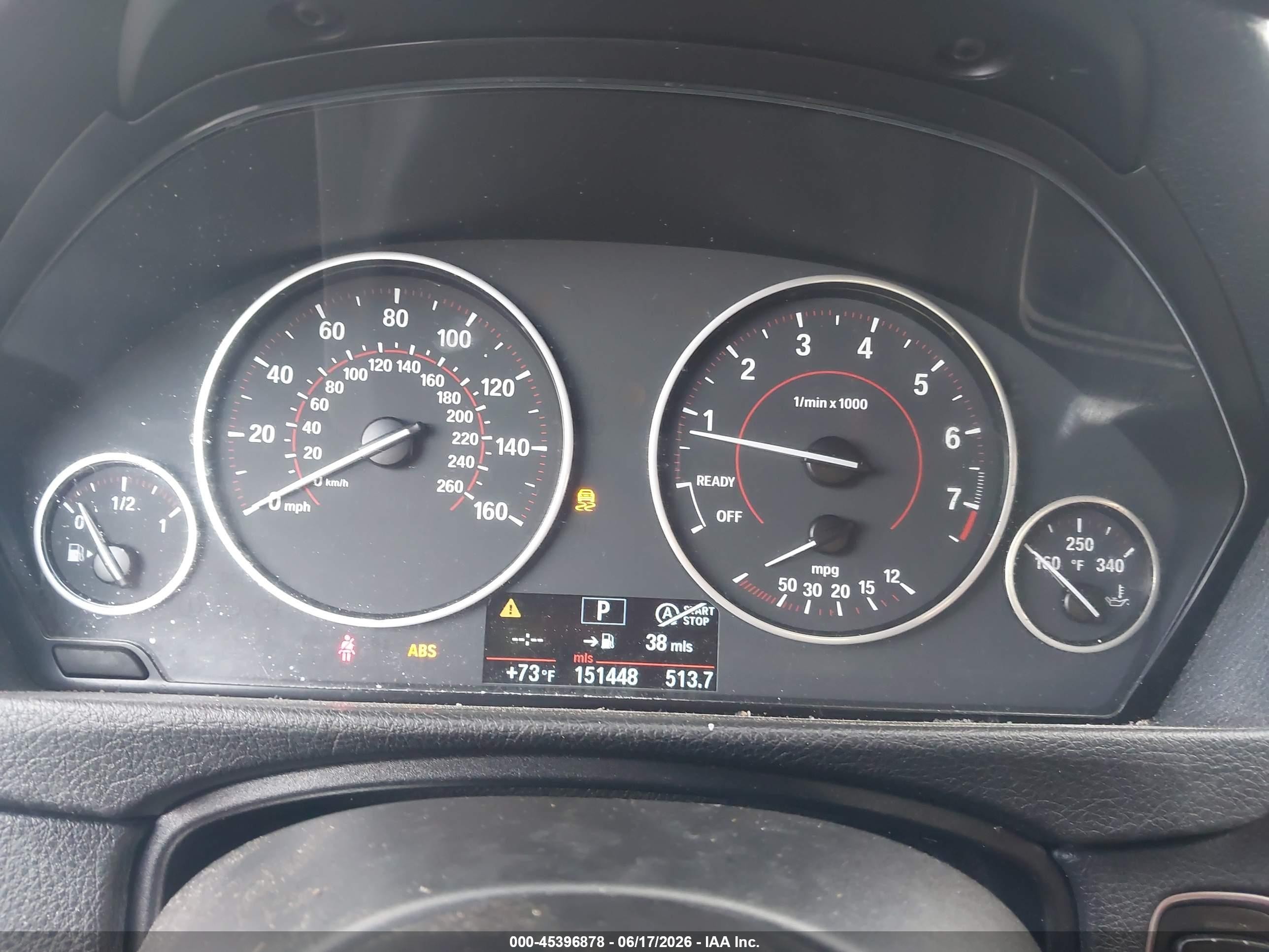 2013 Bmw 328i   White vin: WBA3A5C56DF604215