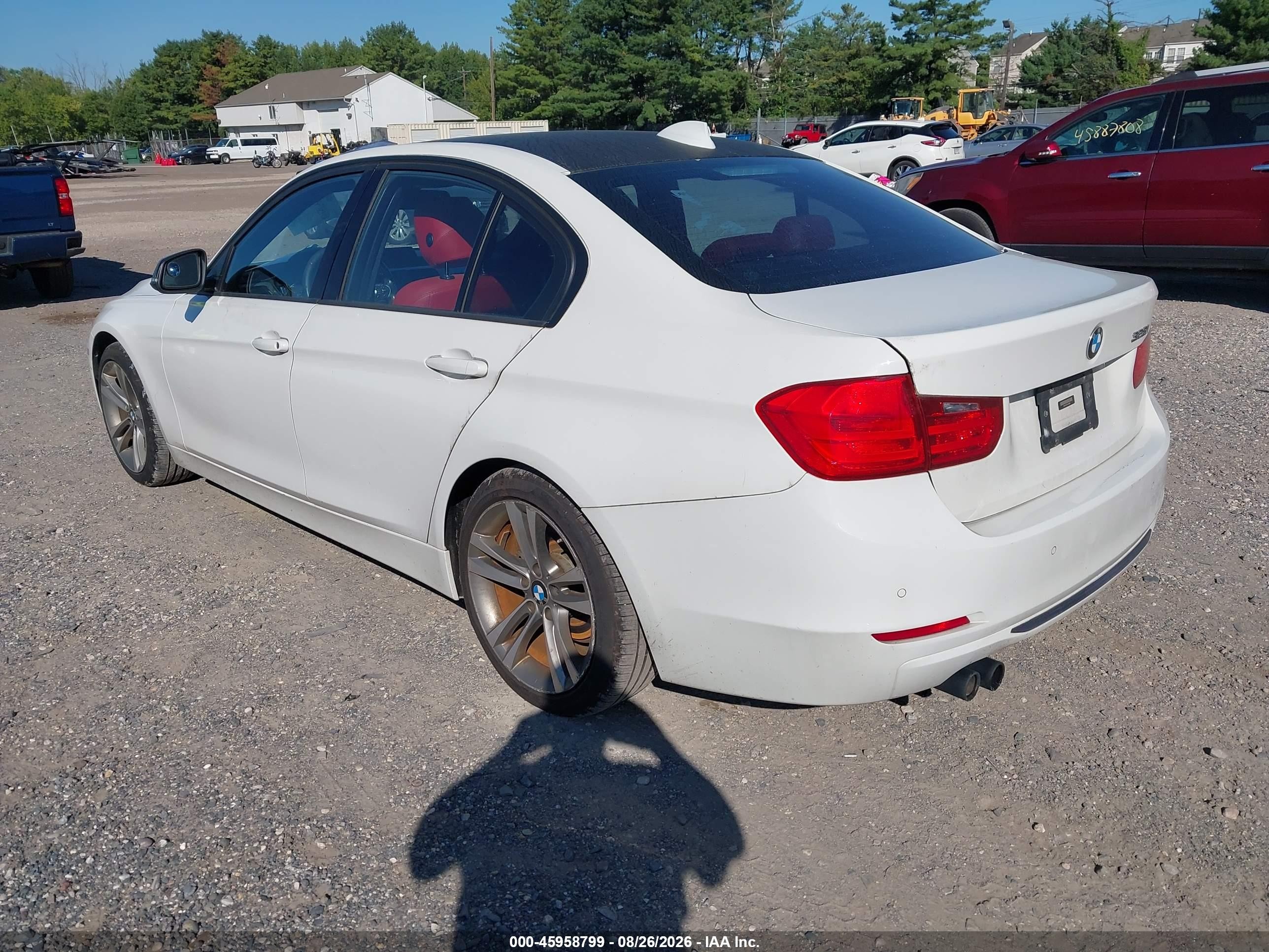 2013 Bmw 328i   White vin: WBA3A5C56DJ460680