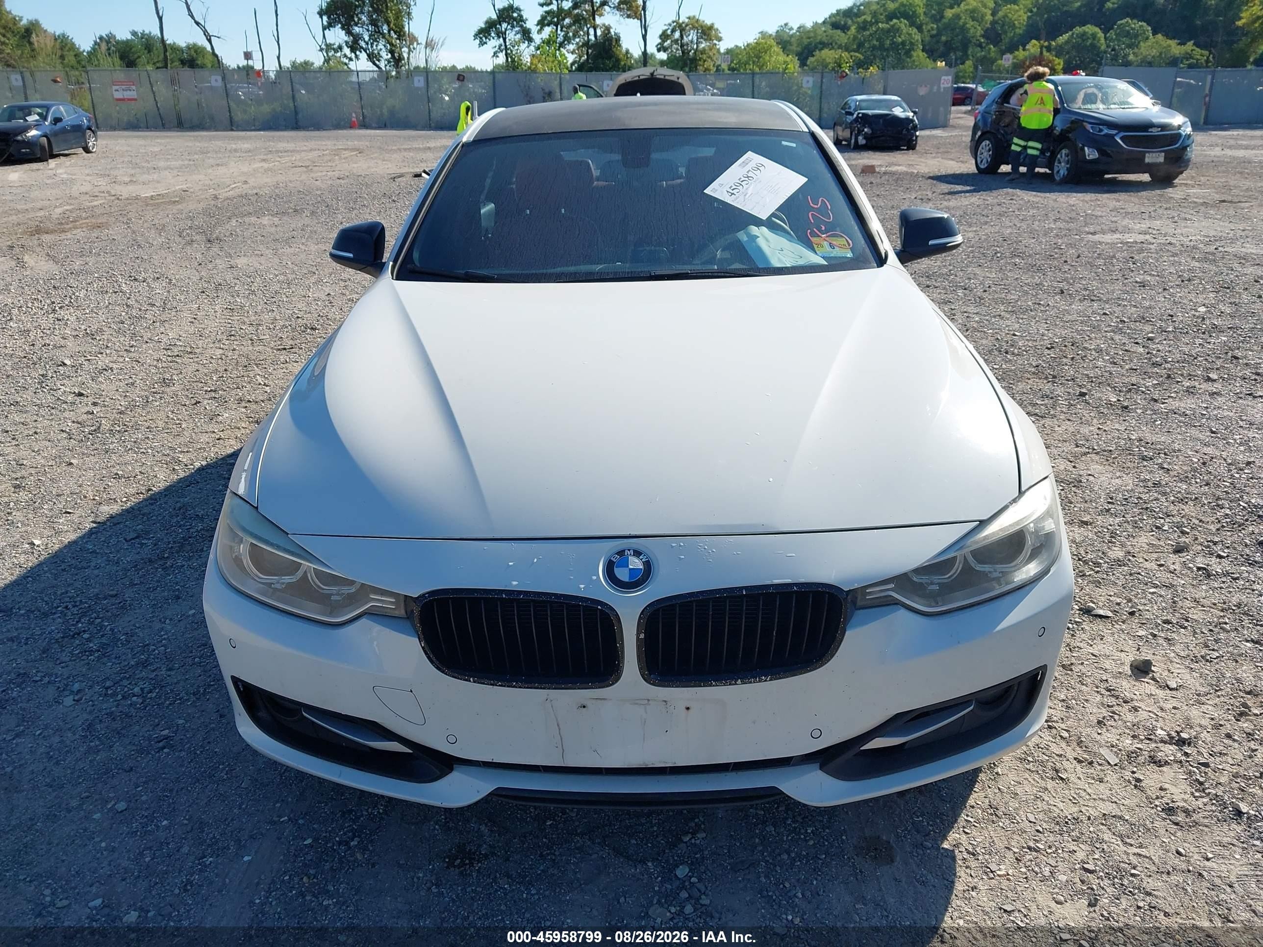 2013 Bmw 328i   White vin: WBA3A5C56DJ460680