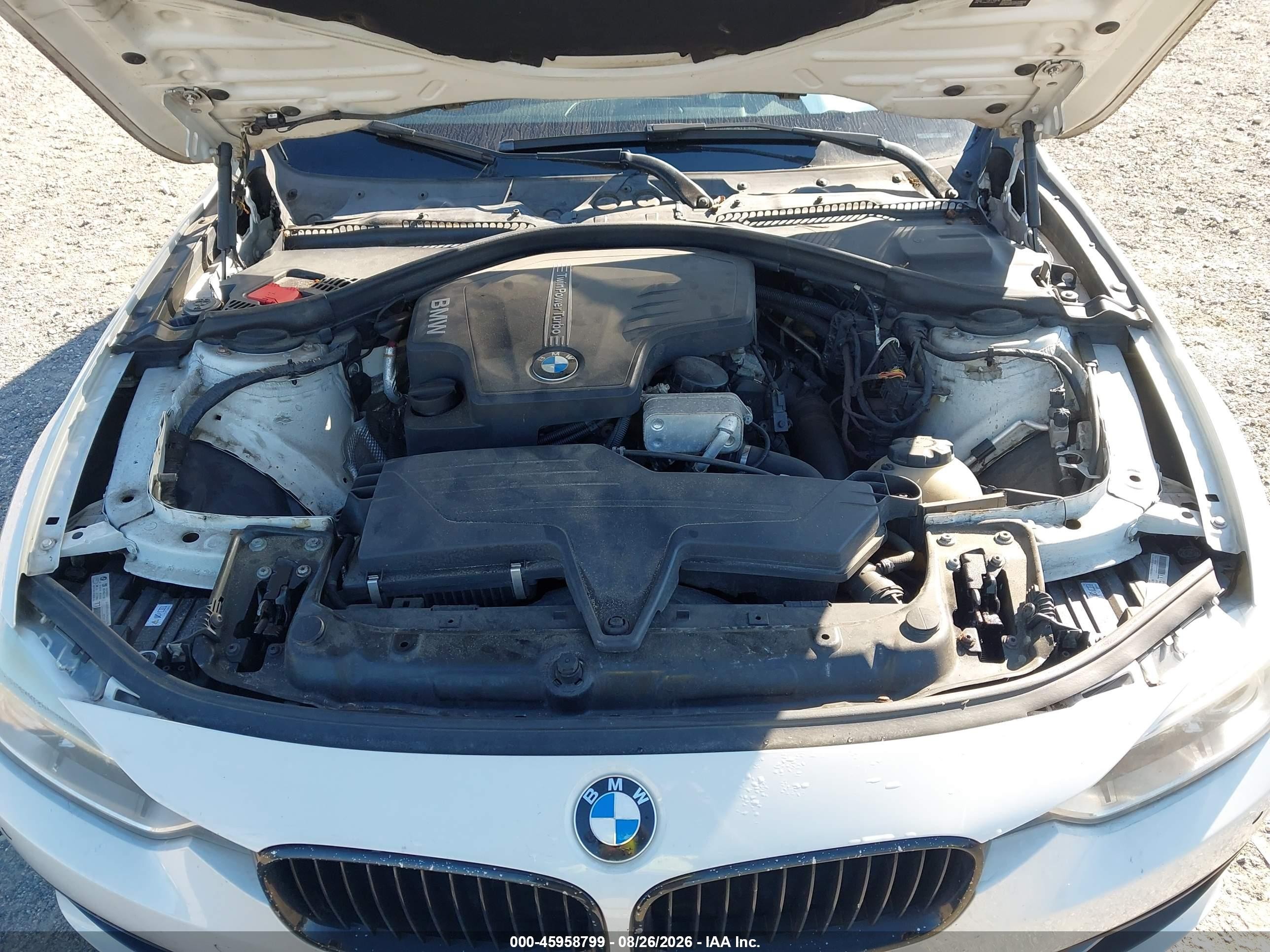 2013 Bmw 328i   White vin: WBA3A5C56DJ460680