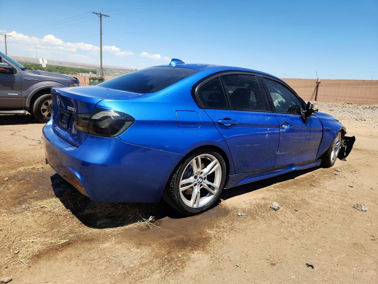 2015 Bmw 328 I Синий vin: WBA3A5C56FF606470