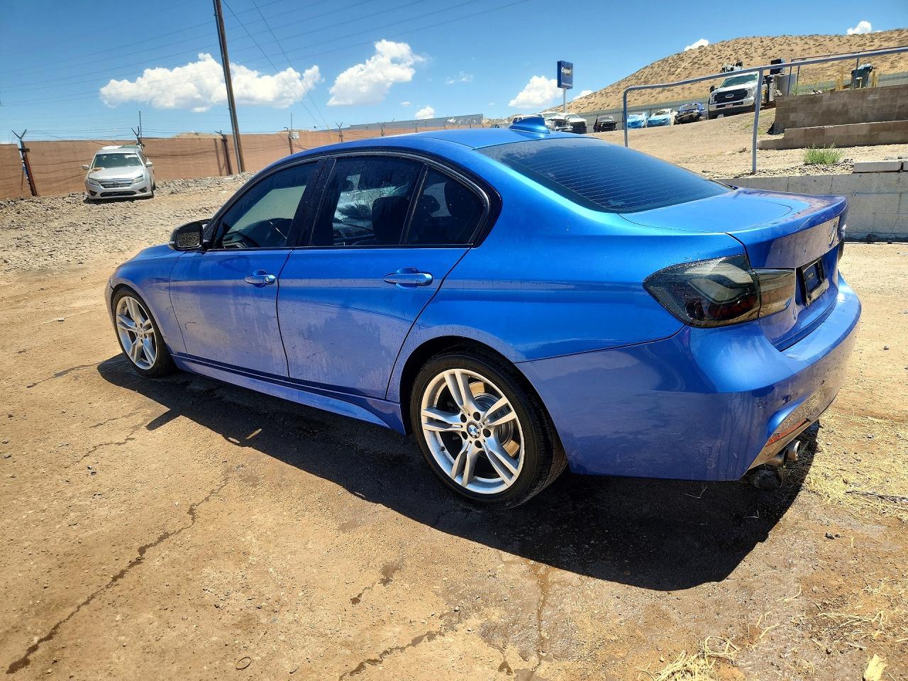 2015 Bmw 328 I Синий vin: WBA3A5C56FF606470