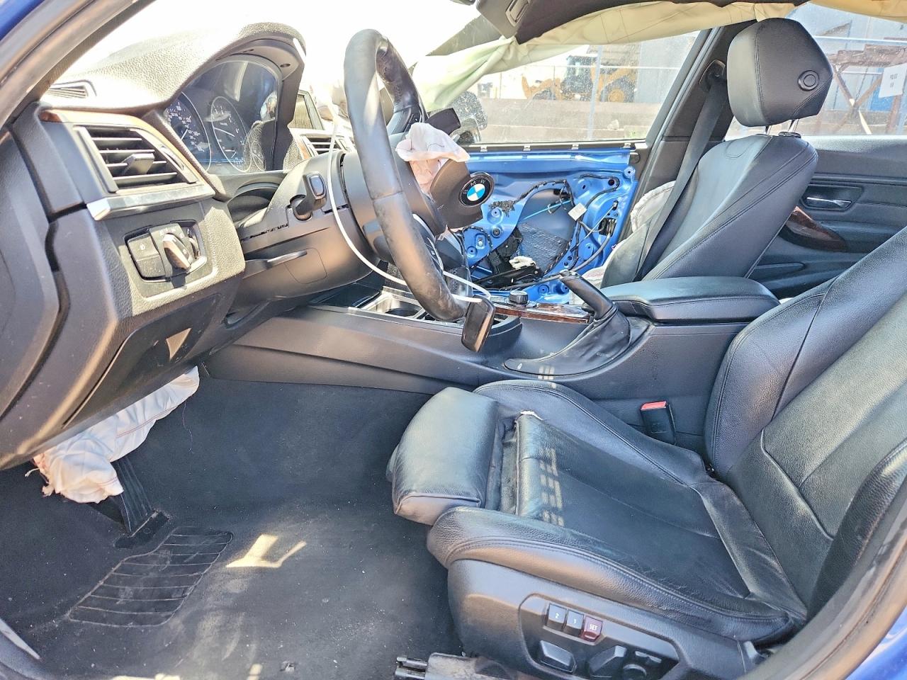 2015 Bmw 328 I Синий vin: WBA3A5C56FF606470