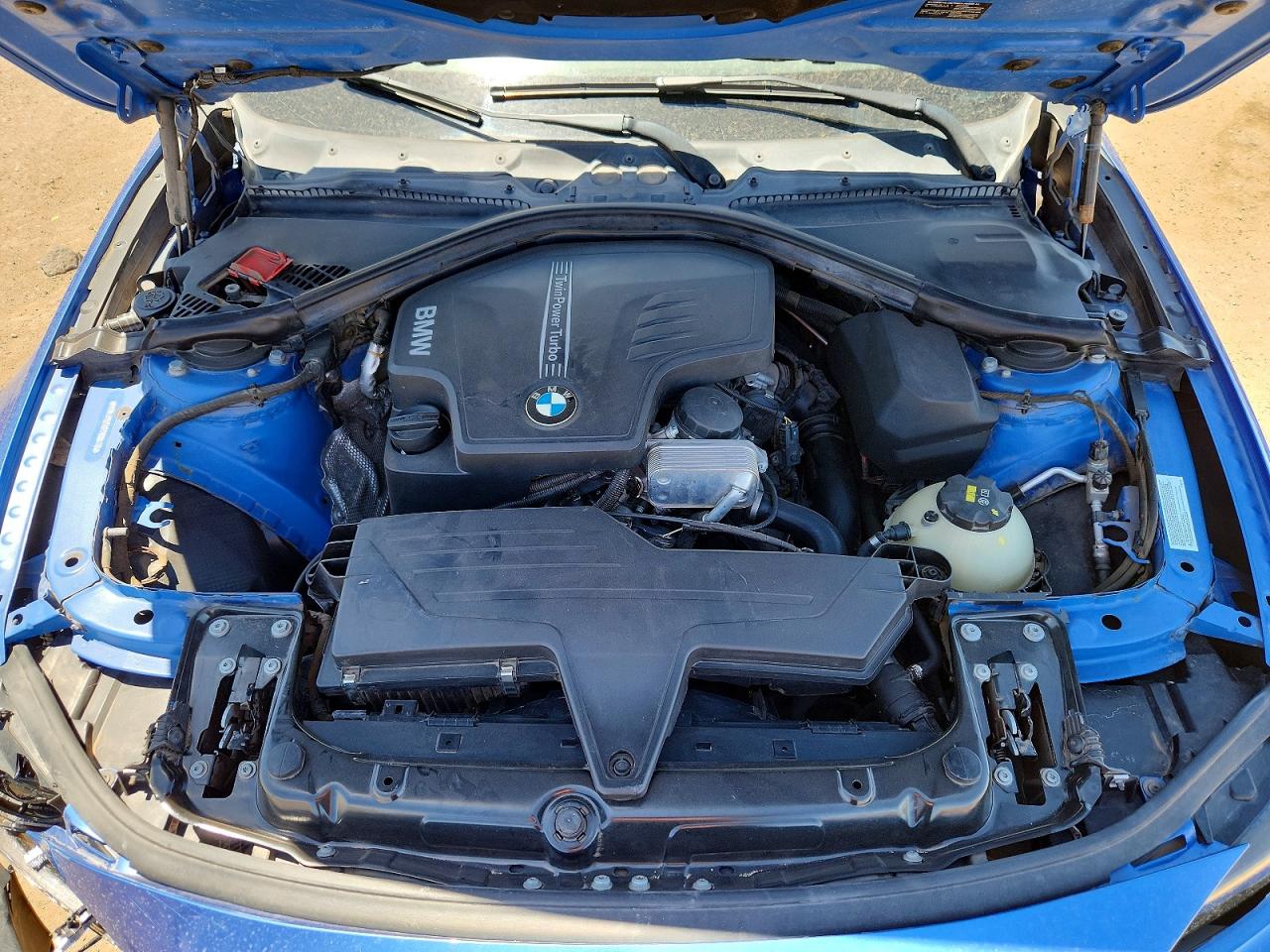 2015 Bmw 328 I Синий vin: WBA3A5C56FF606470