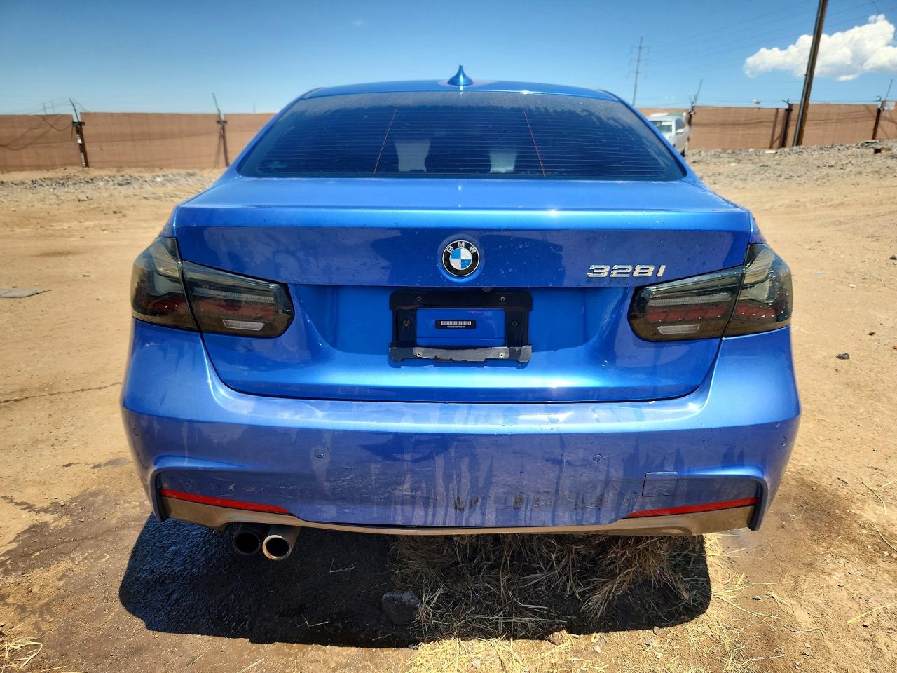 2015 Bmw 328 I Синий vin: WBA3A5C56FF606470