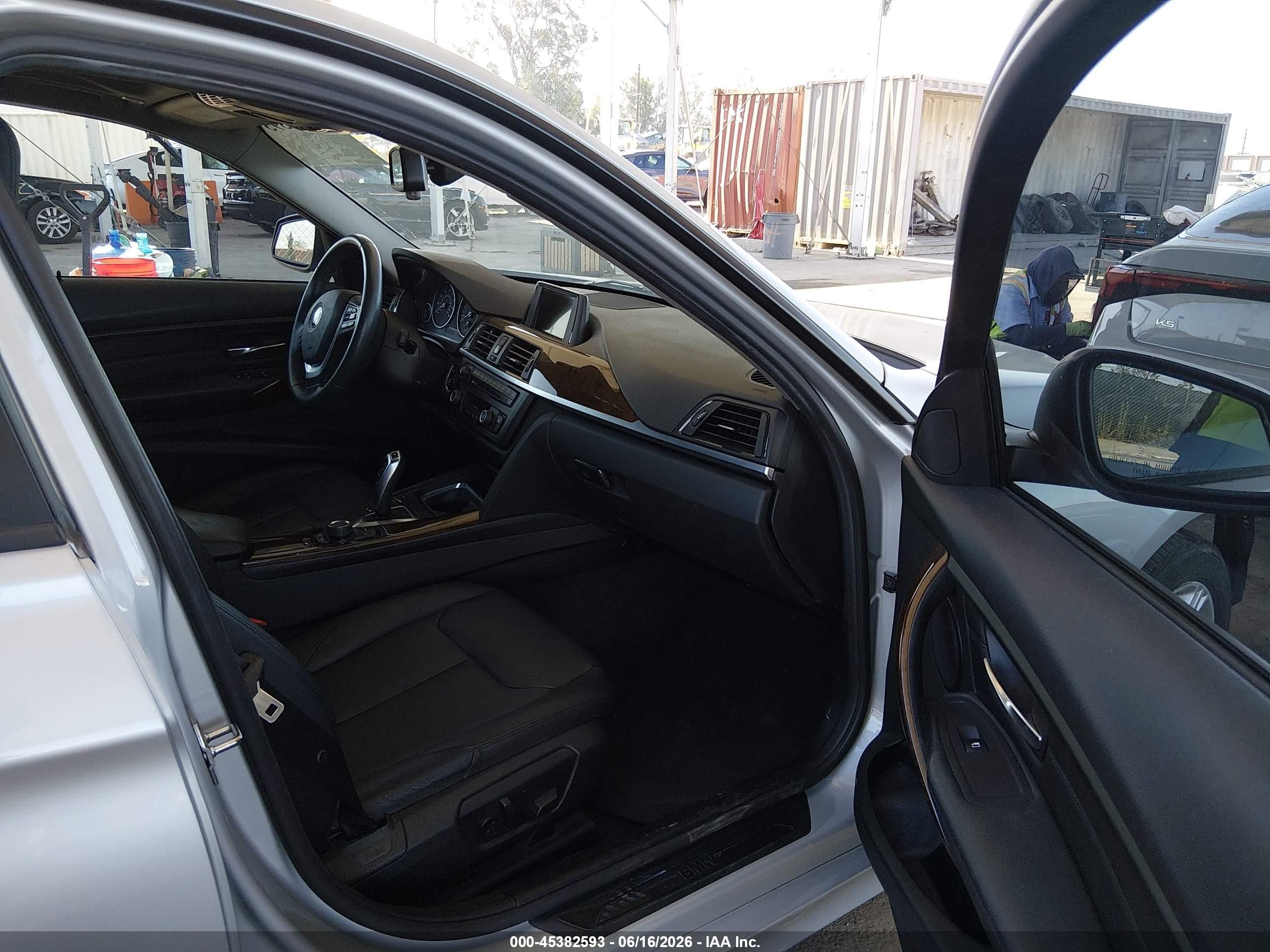 2015 Bmw 328i   Silver vin: WBA3A5C56FF609644