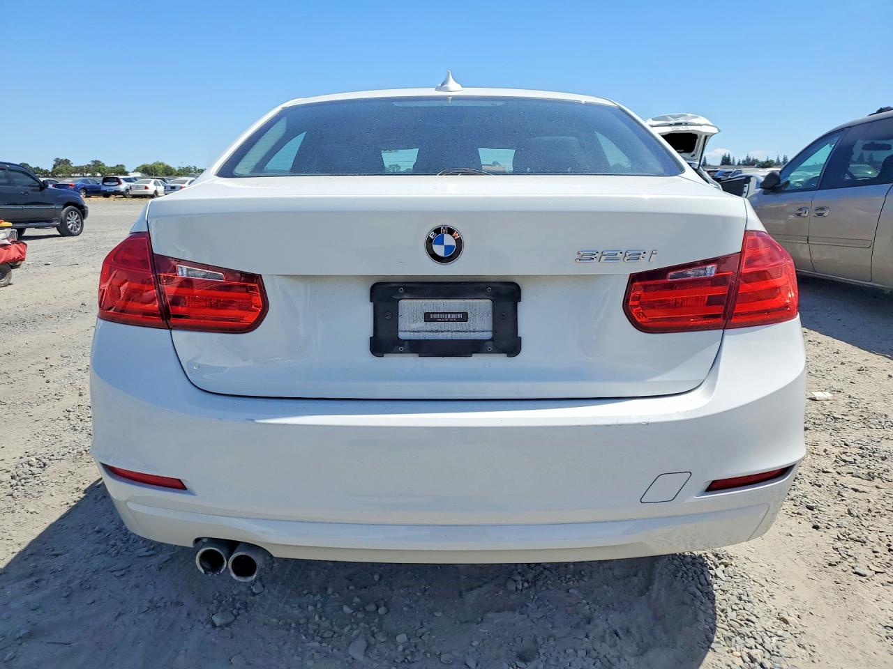 2015 Bmw 328 I White vin: WBA3A5C56FF610700