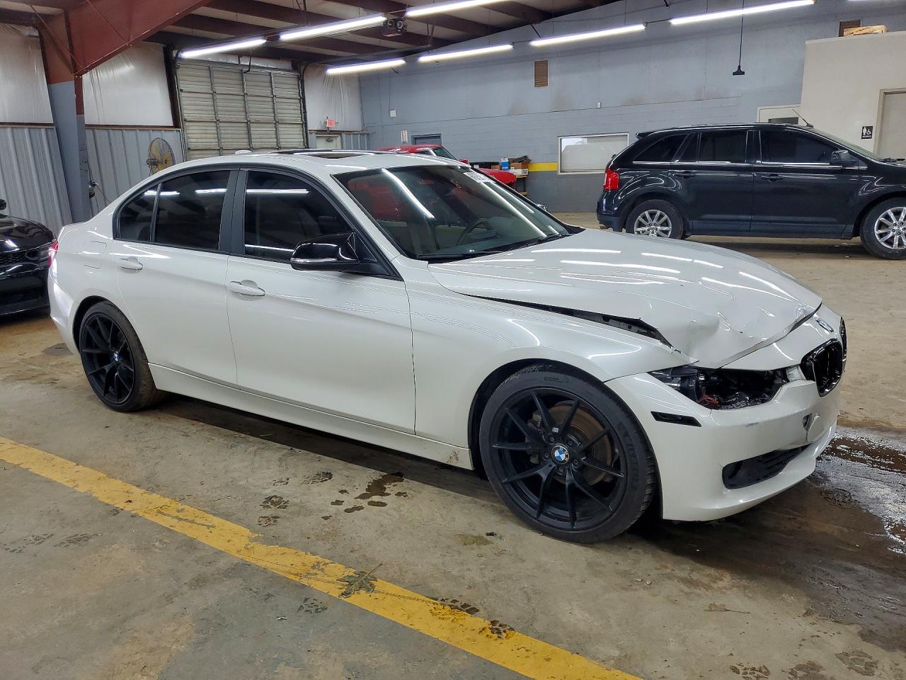2013 Bmw 328 I White vin: WBA3A5C57DF356007