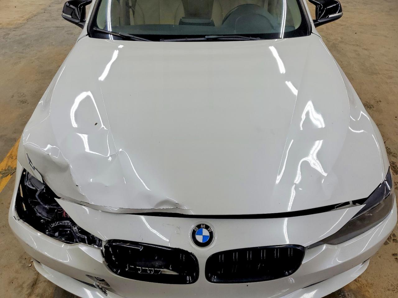 2013 Bmw 328 I White vin: WBA3A5C57DF356007