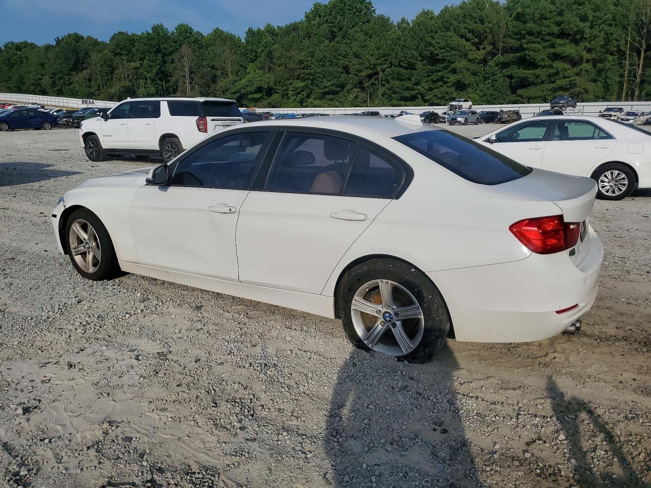2013 Bmw 328 I White vin: WBA3A5C57DF359389