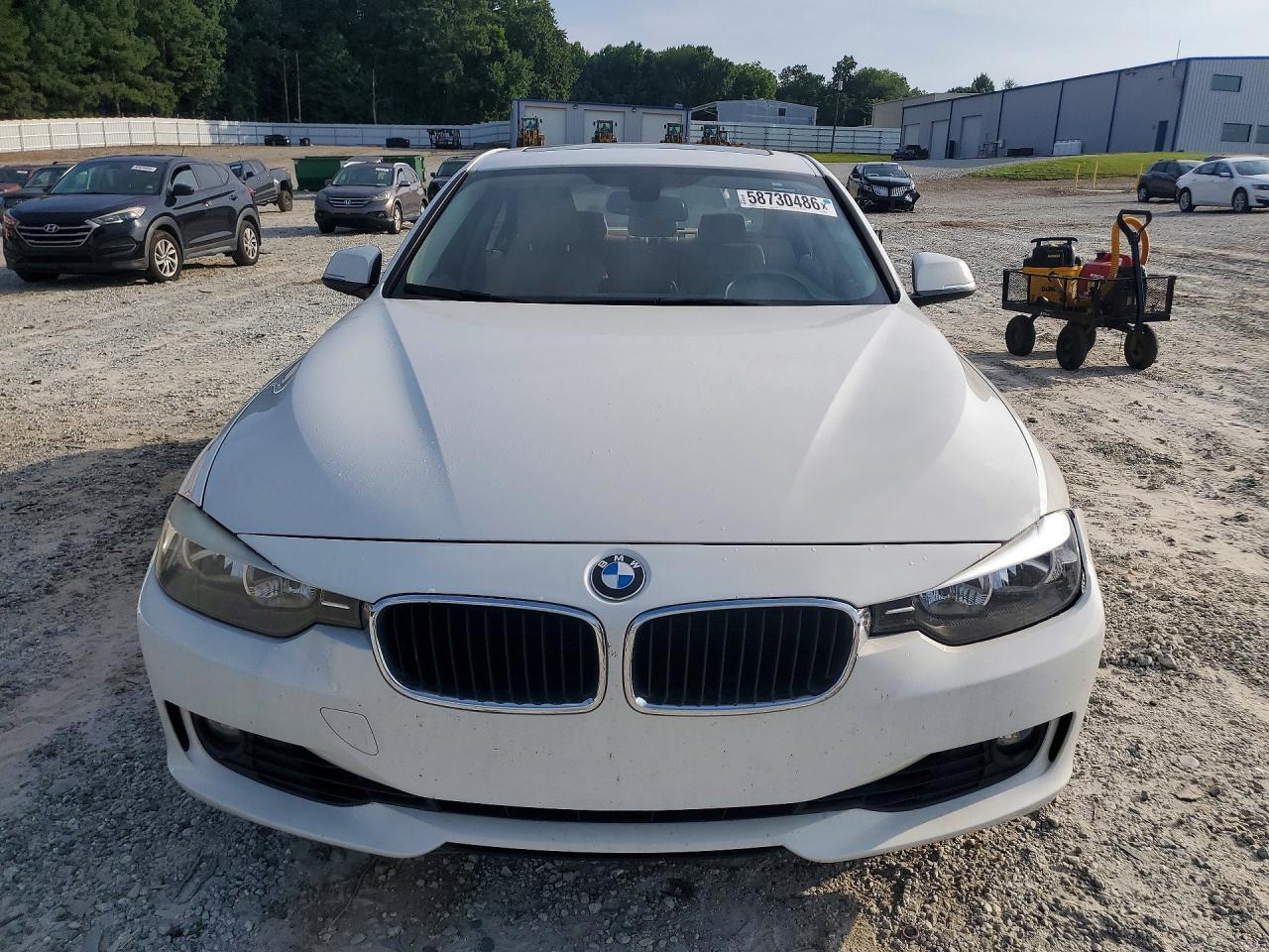 2013 Bmw 328 I White vin: WBA3A5C57DF359389