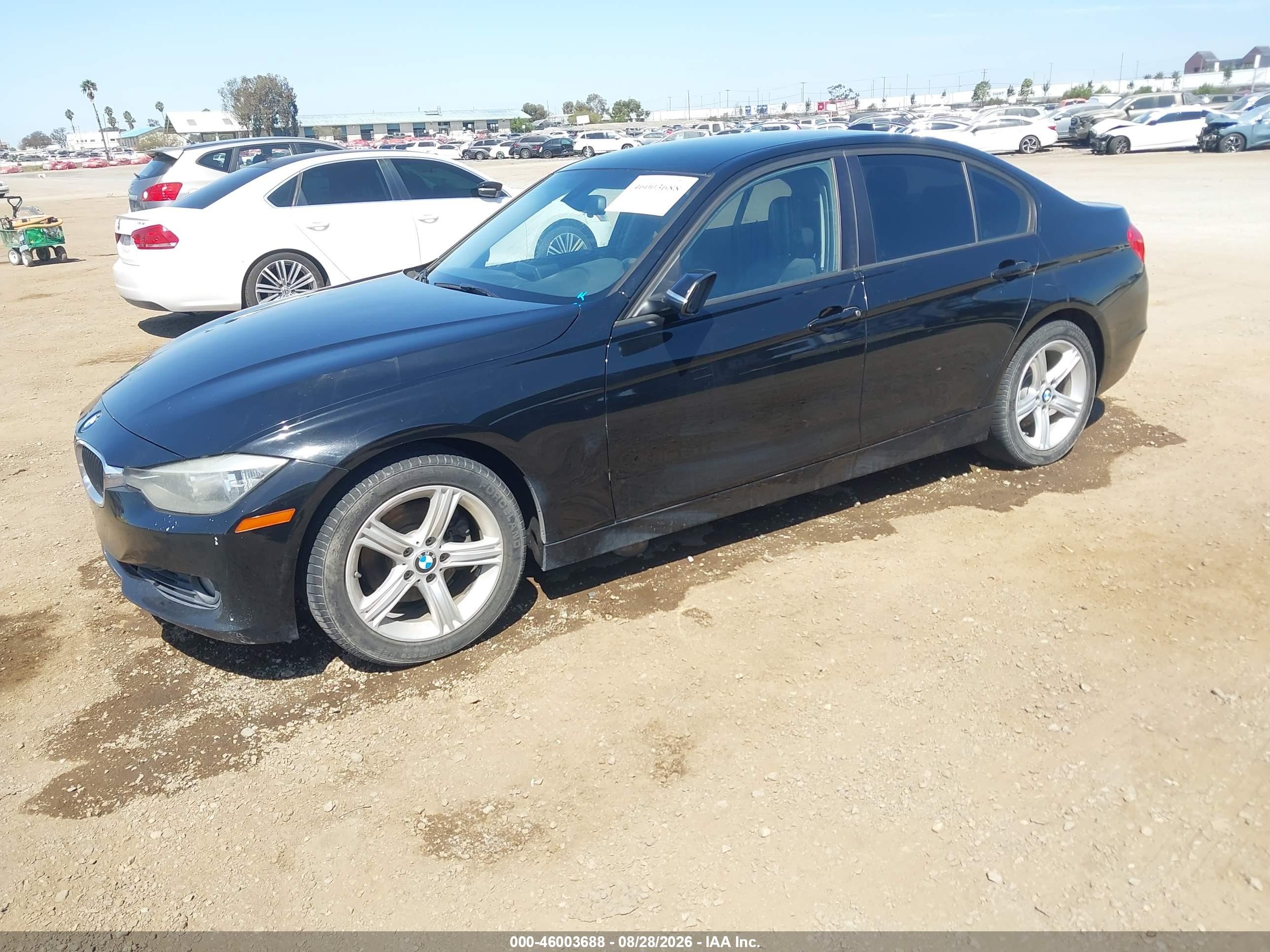 2013 Bmw 328i   Black vin: WBA3A5C57DF453398