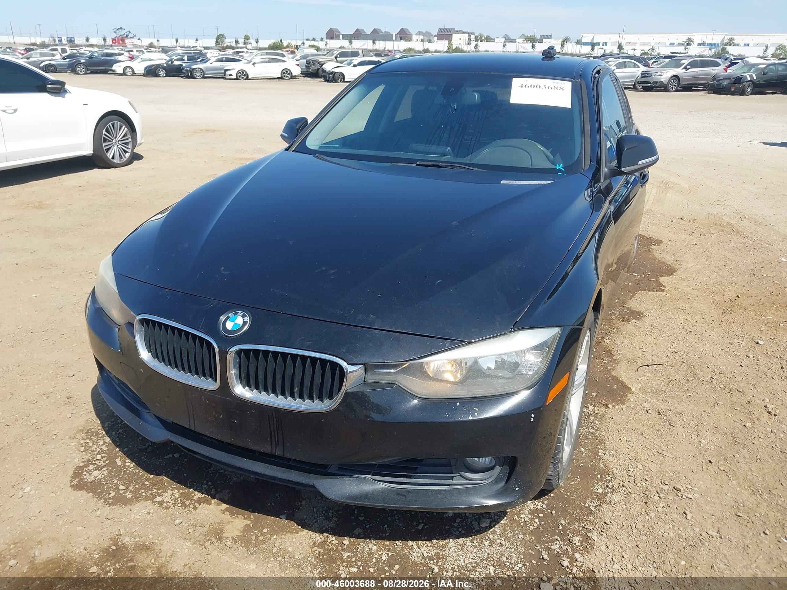 2013 Bmw 328i   Black vin: WBA3A5C57DF453398