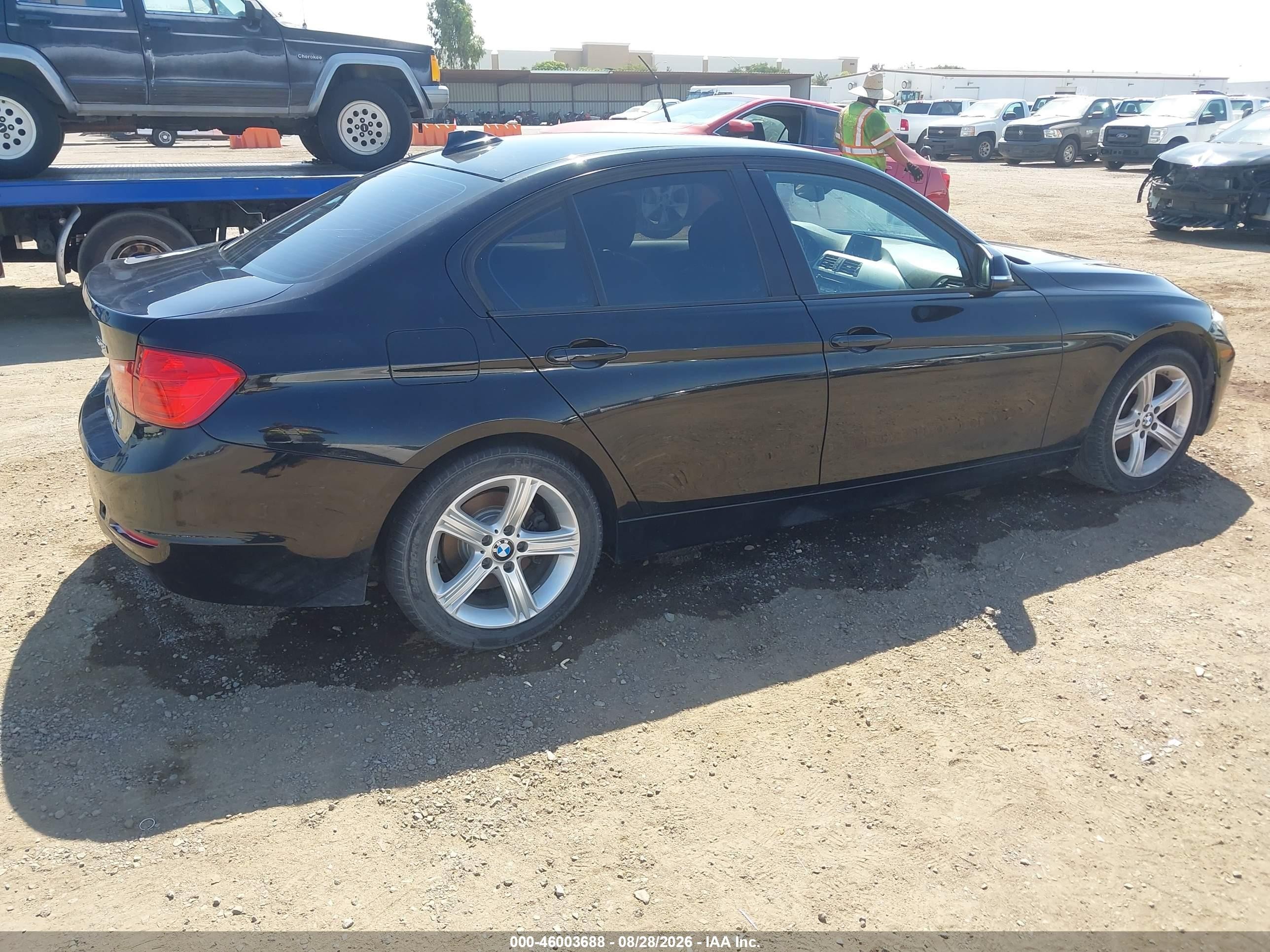 2013 Bmw 328i   Black vin: WBA3A5C57DF453398
