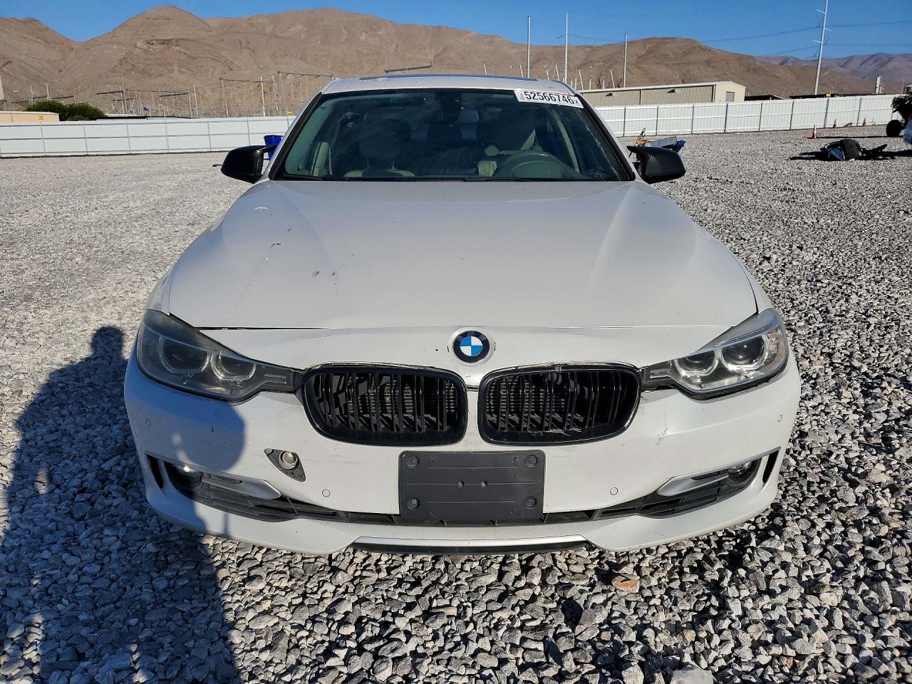 2013 Bmw 328 I White vin: WBA3A5C57DF603008