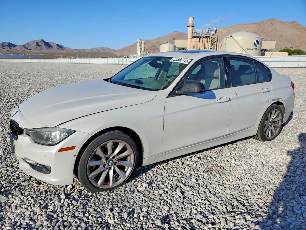2013 Bmw 328 I White vin: WBA3A5C57DF603008