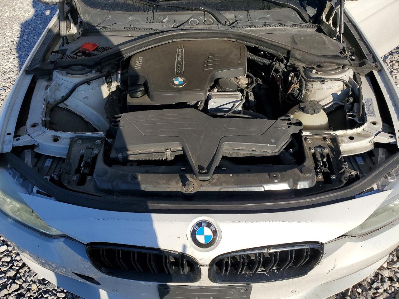2013 Bmw 328 I White vin: WBA3A5C57DF603008