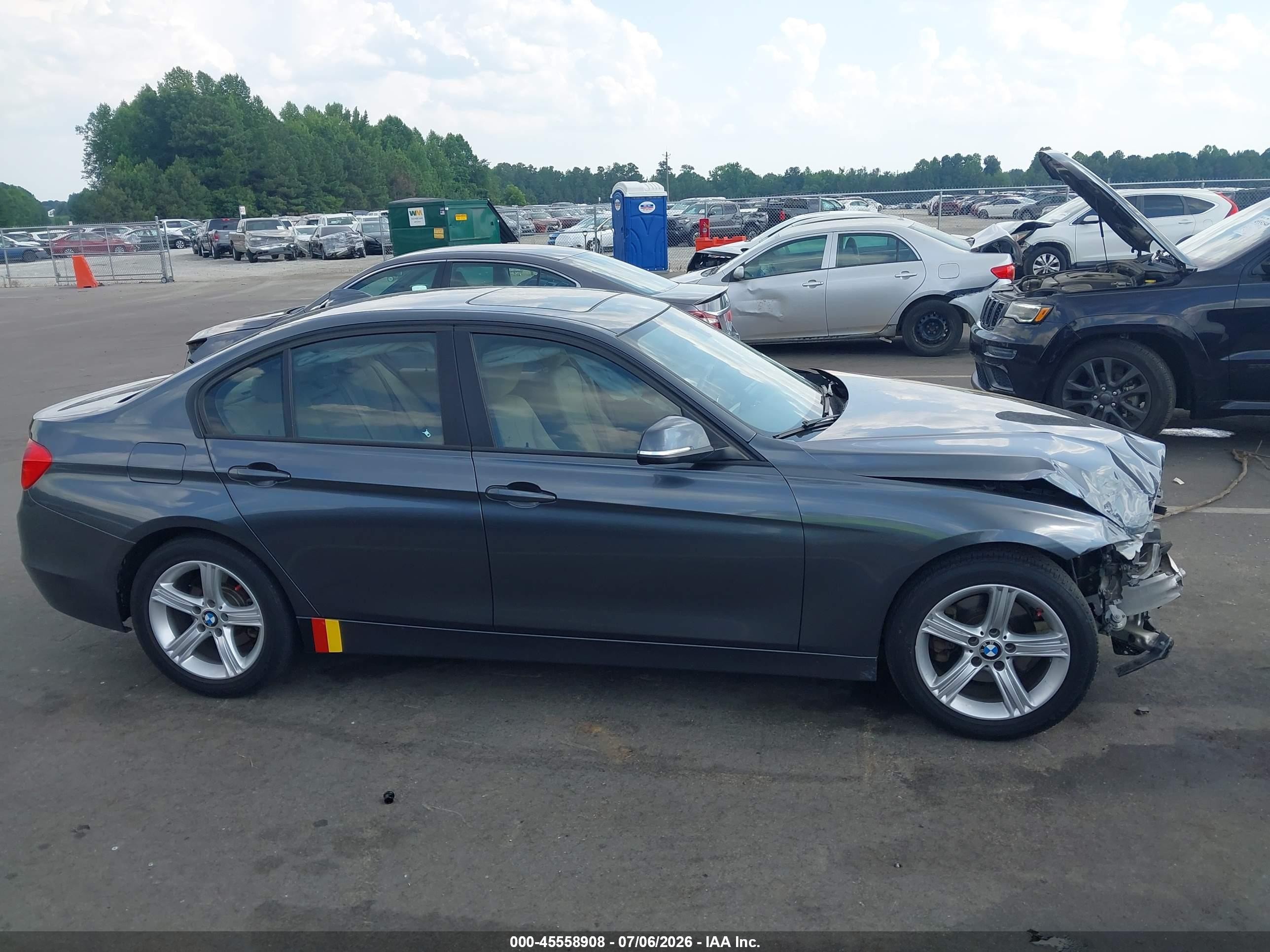 2013 Bmw 328i   Gray vin: WBA3A5C57DJ462941