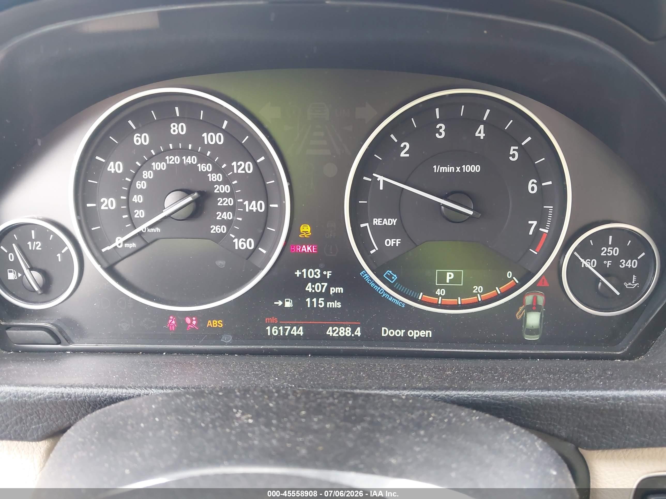 2013 Bmw 328i   Gray vin: WBA3A5C57DJ462941