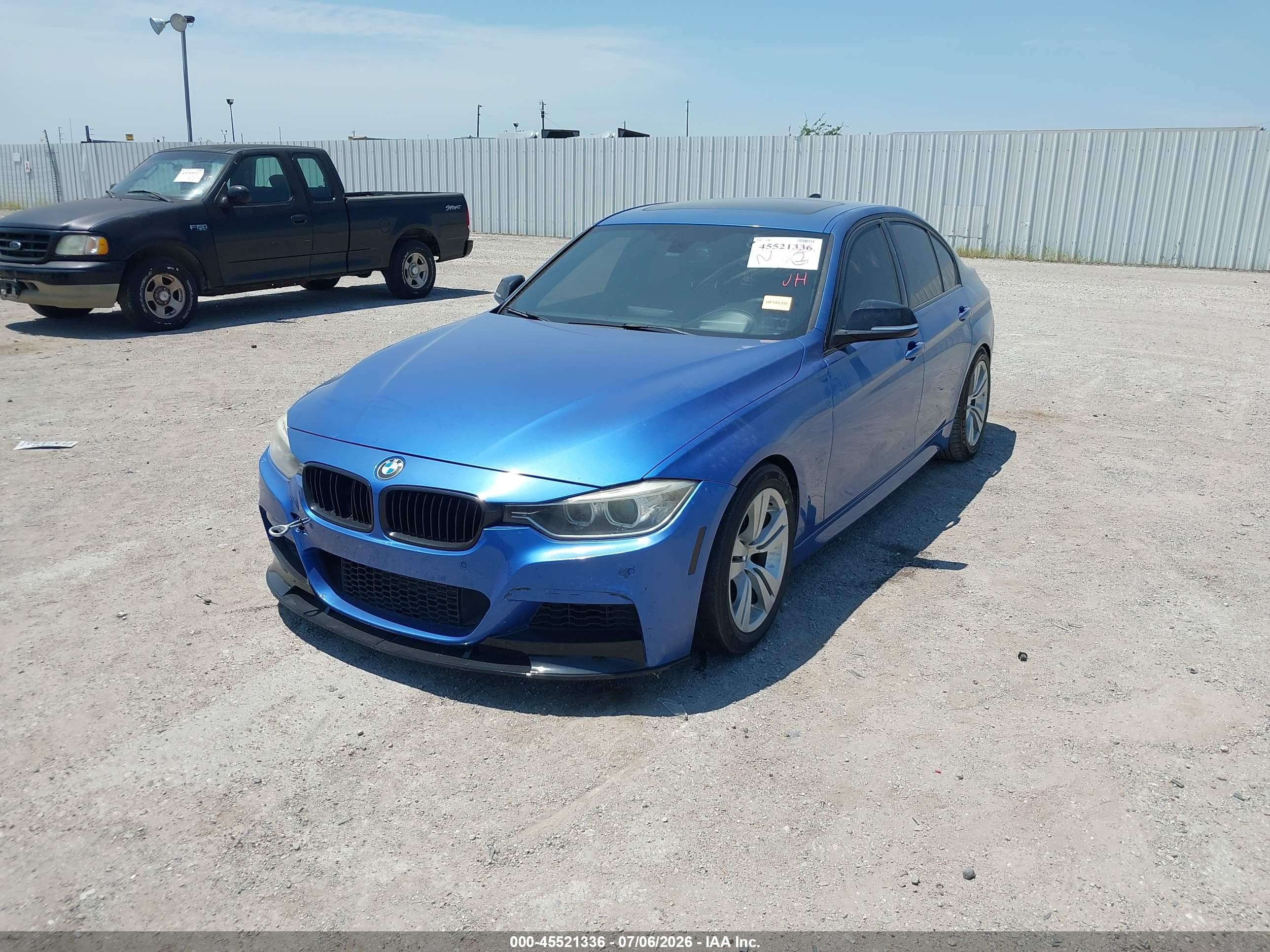 2014 Bmw 328i Blue vin: WBA3A5C57EJ584877