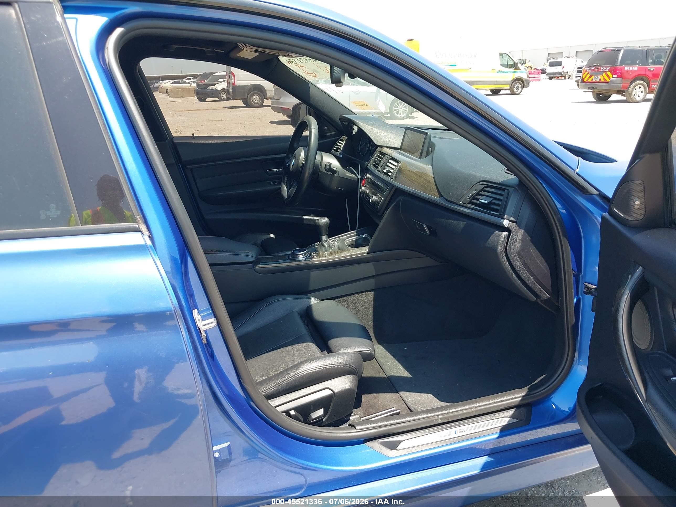 2014 Bmw 328i Blue vin: WBA3A5C57EJ584877