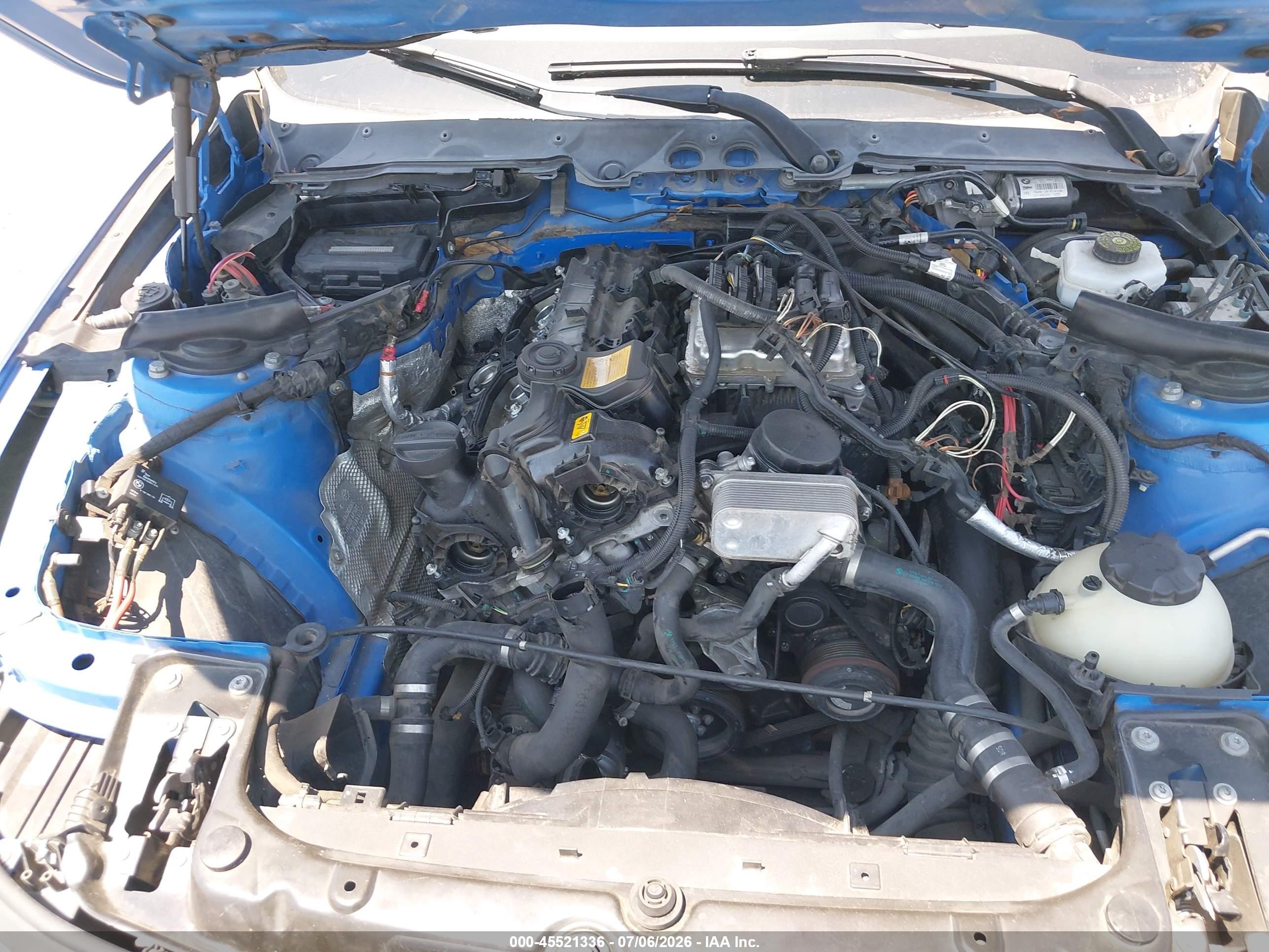 2014 Bmw 328i Blue vin: WBA3A5C57EJ584877