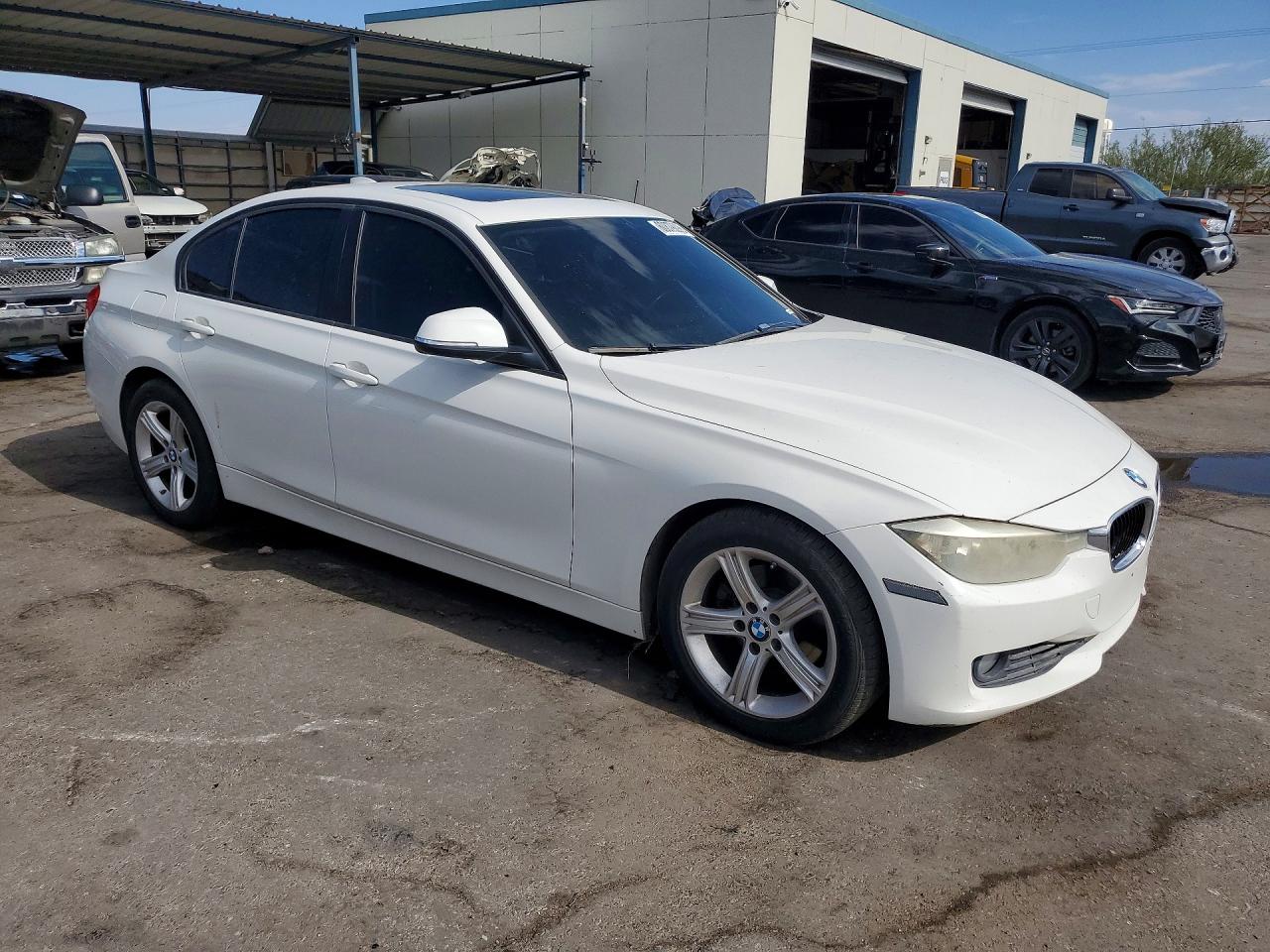 2014 Bmw 328 I White vin: WBA3A5C57EP601996