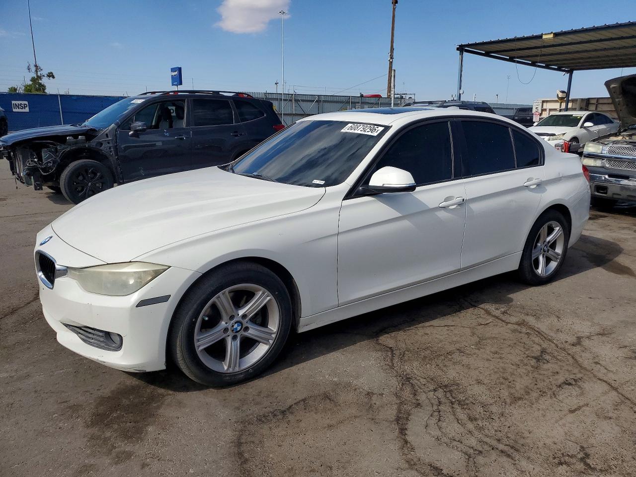 2014 Bmw 328 I White vin: WBA3A5C57EP601996