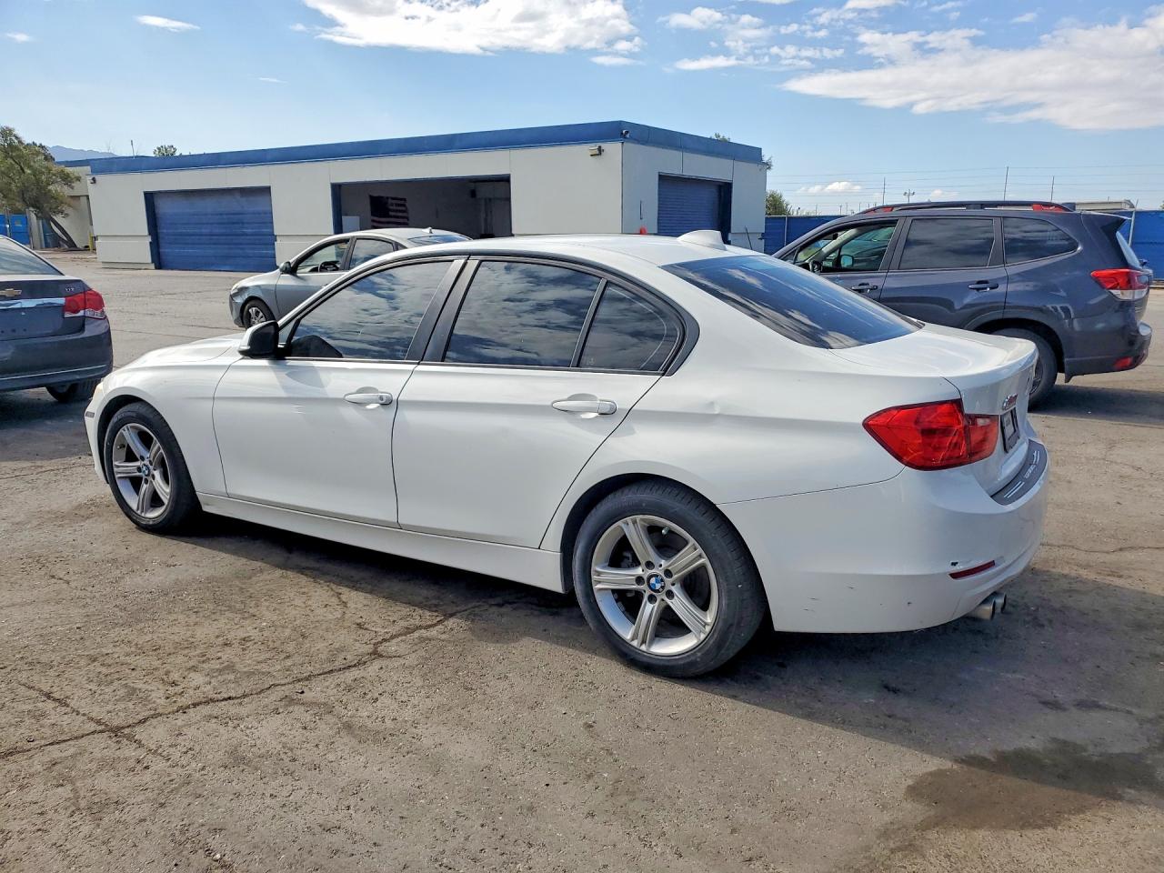 2014 Bmw 328 I White vin: WBA3A5C57EP601996