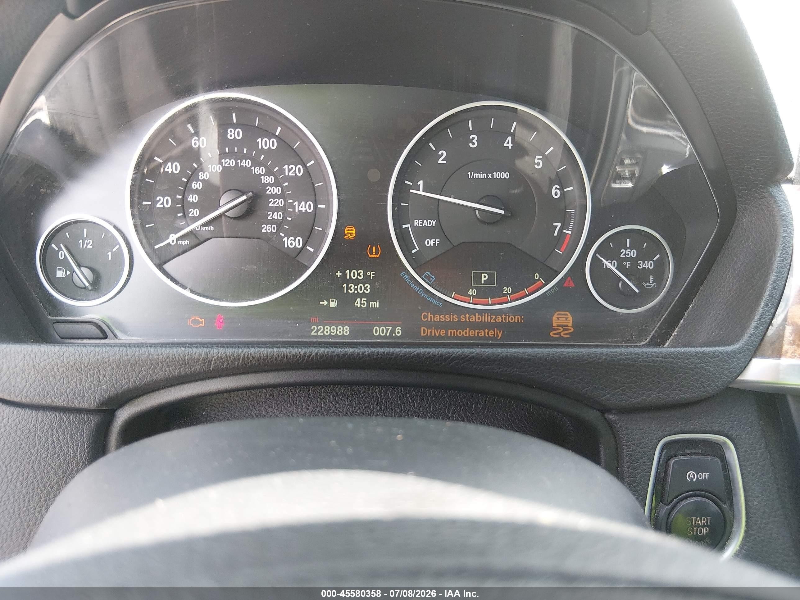 2014 Bmw 328i   Белый vin: WBA3A5C57EP602002