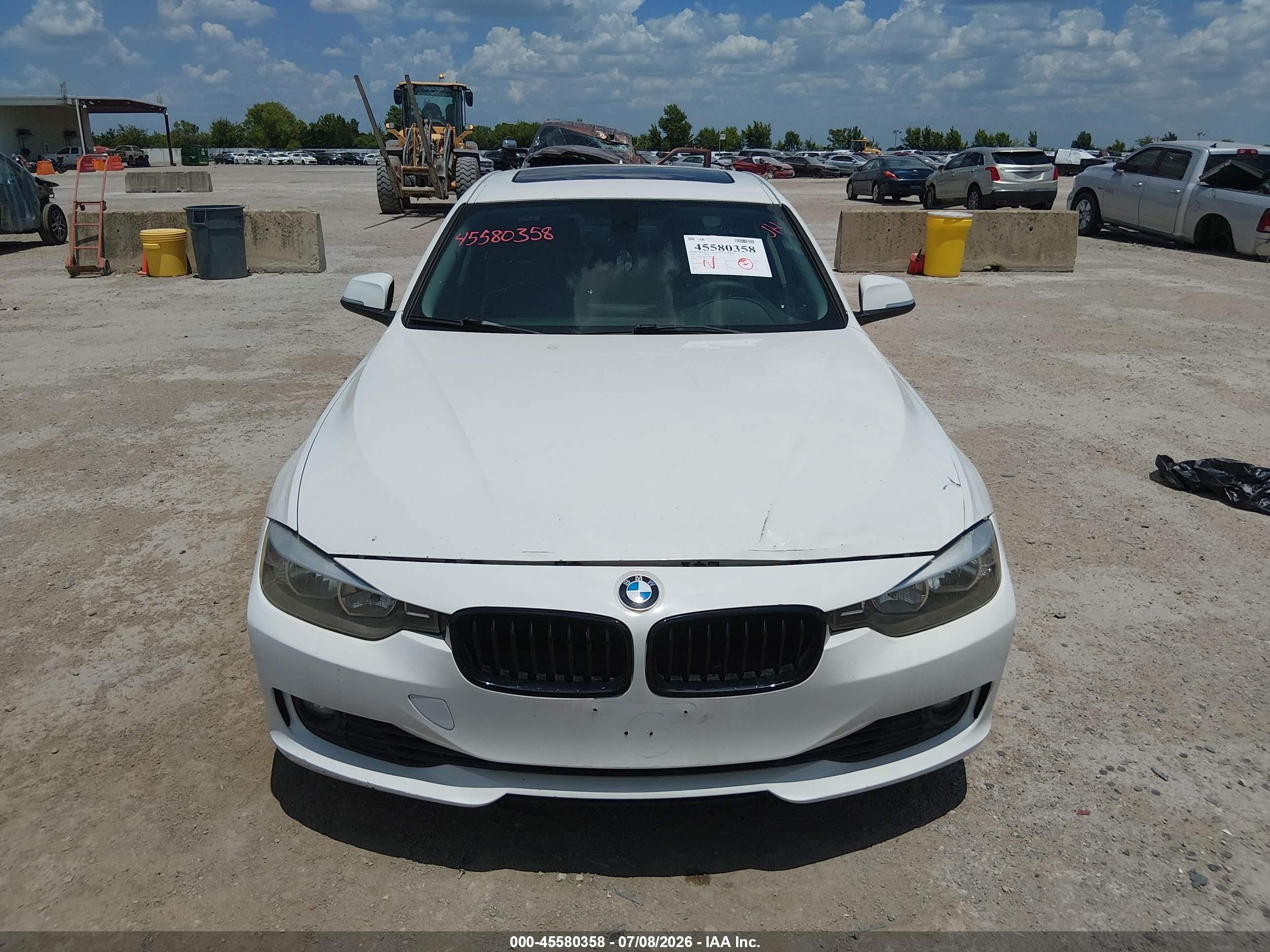 2014 Bmw 328i   Белый vin: WBA3A5C57EP602002