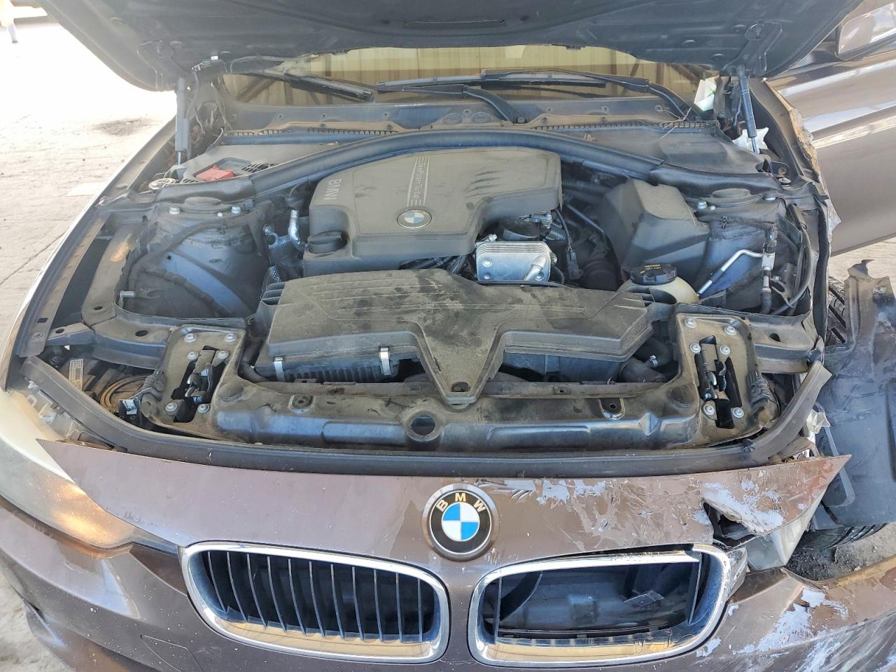 2014 Bmw 328 I Brown vin: WBA3A5C57EP602453