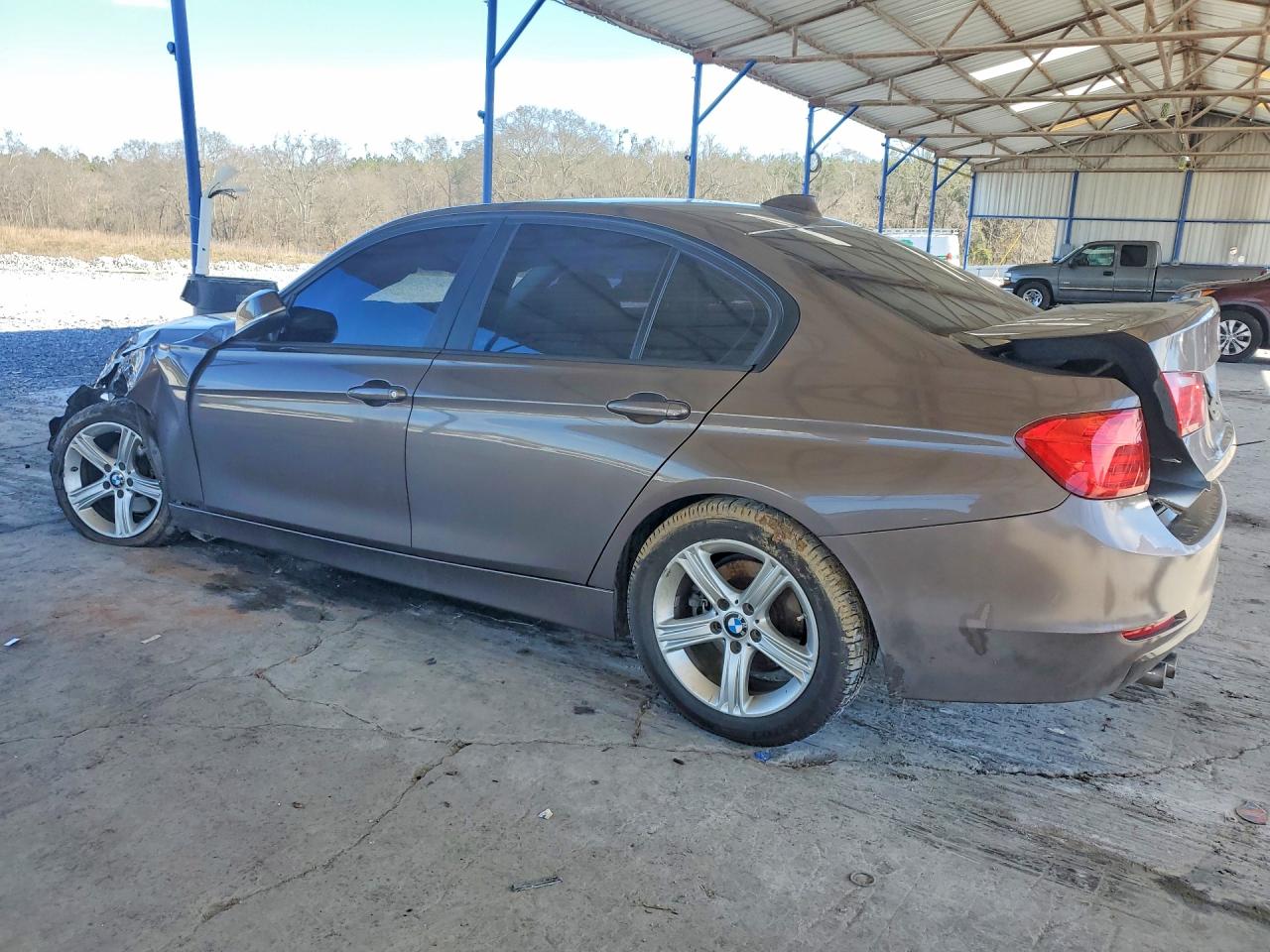 2014 Bmw 328 I Brown vin: WBA3A5C57EP602453