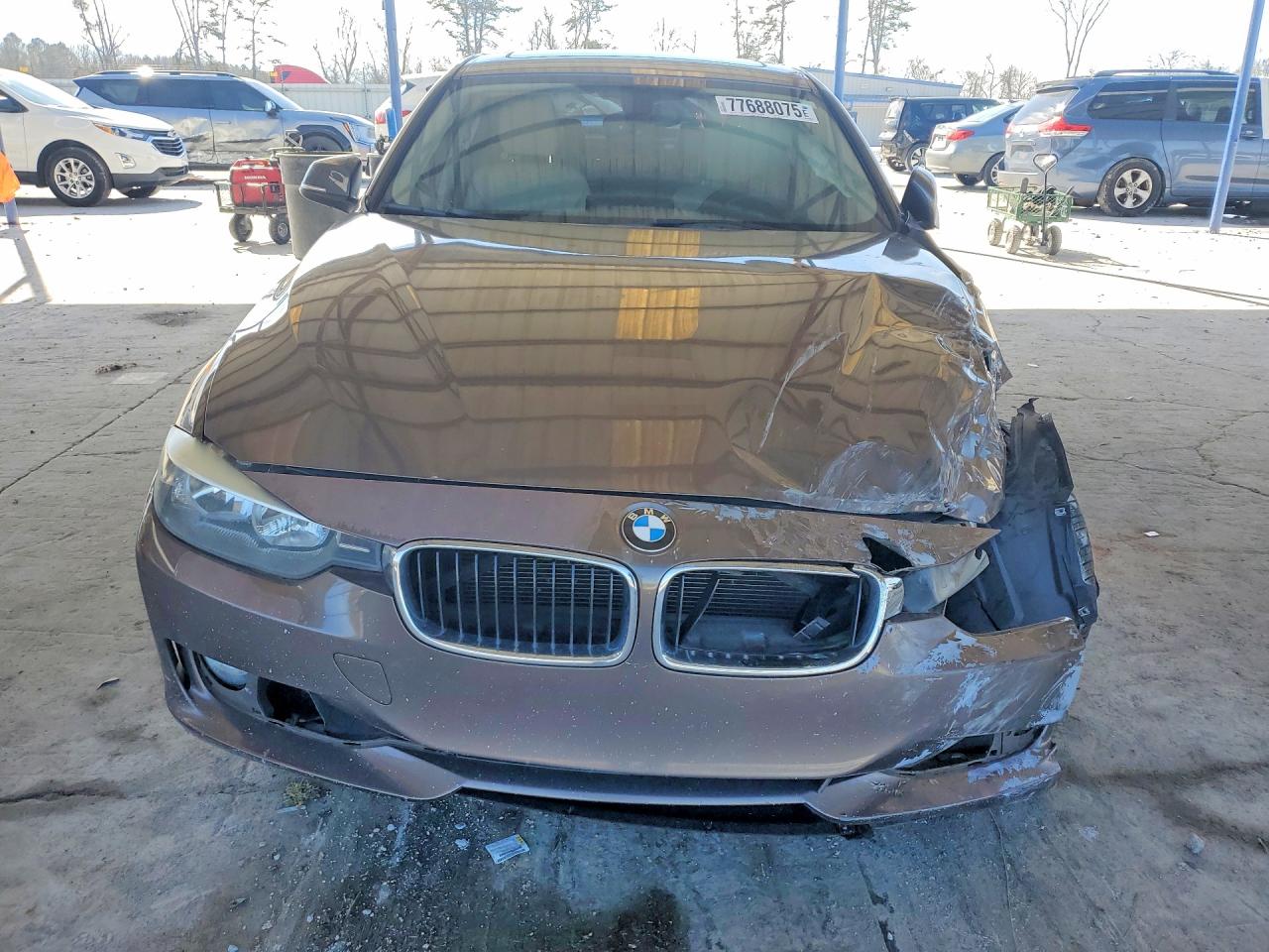 2014 Bmw 328 I Brown vin: WBA3A5C57EP602453